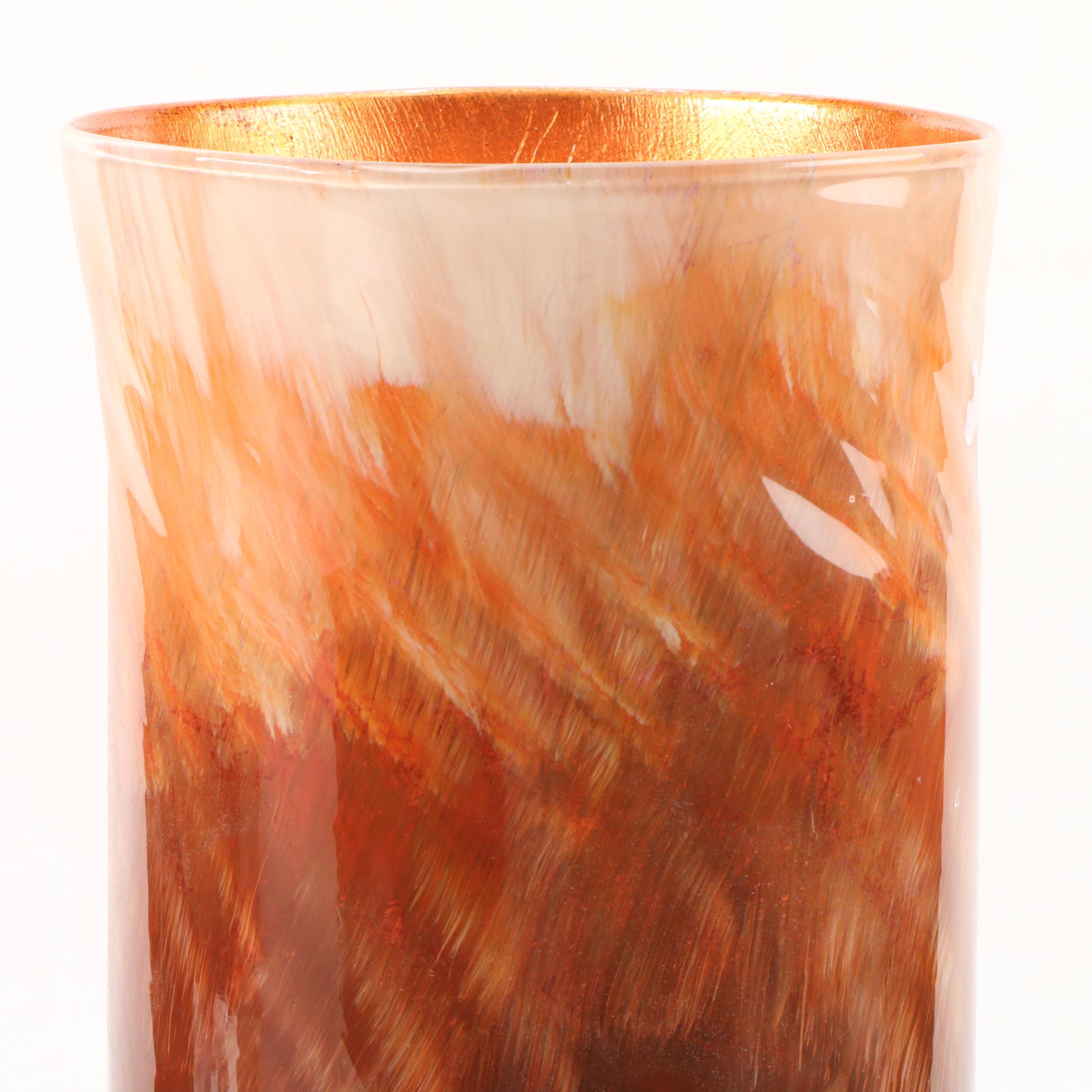 Evans Designs Crystal Floor Vase