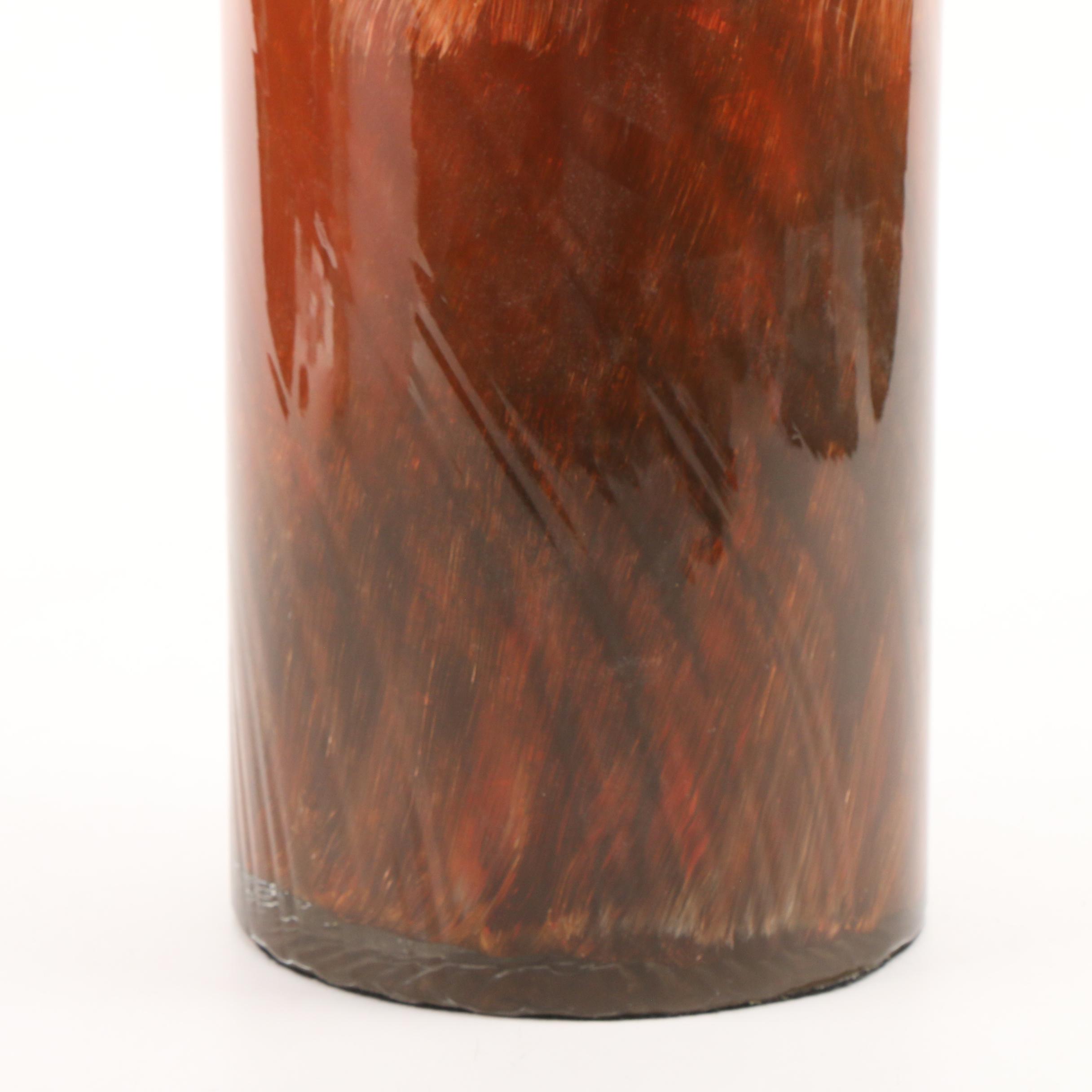 Evans Designs Crystal Floor Vase