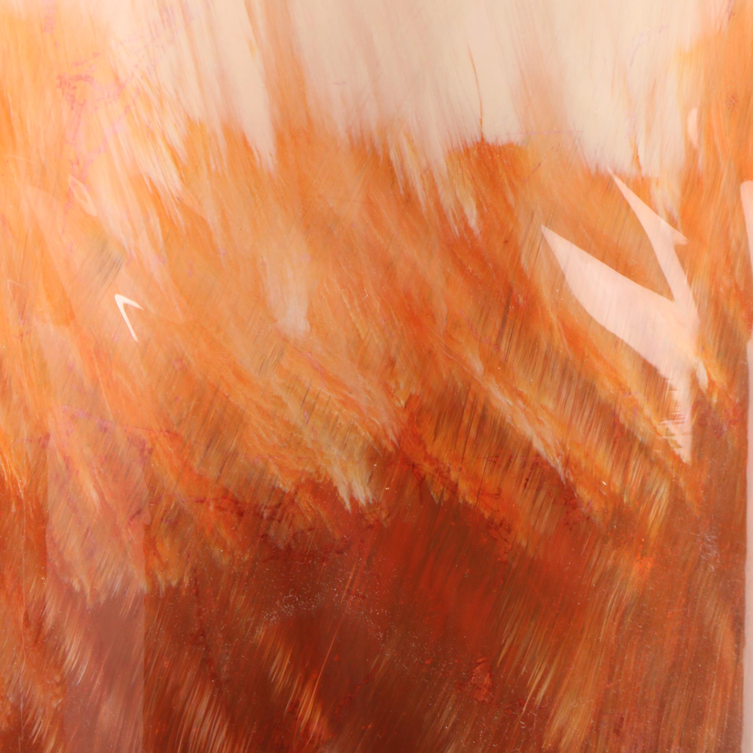 Evans Designs Crystal Floor Vase