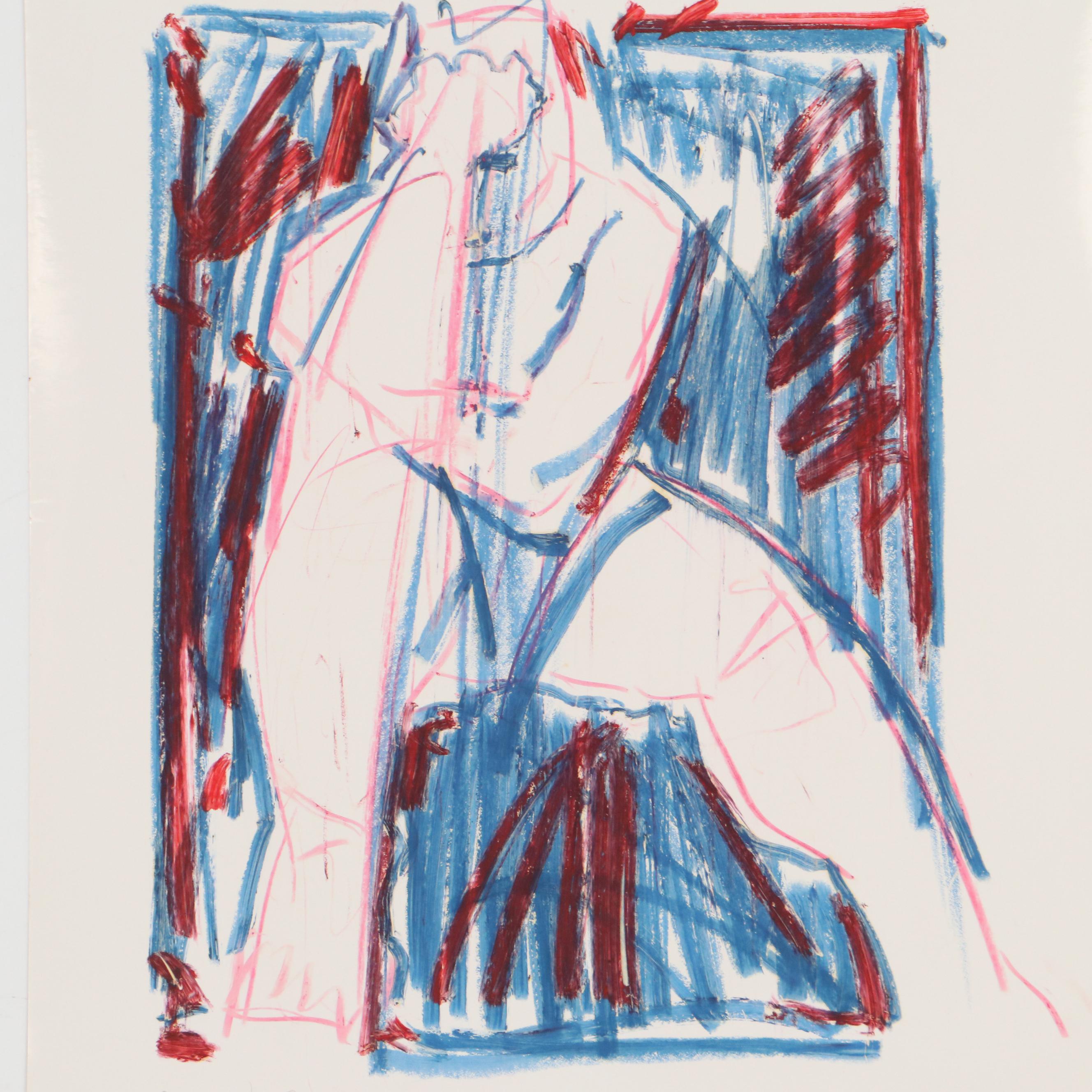 Jack Meanwell Expressionist Figure Drawing