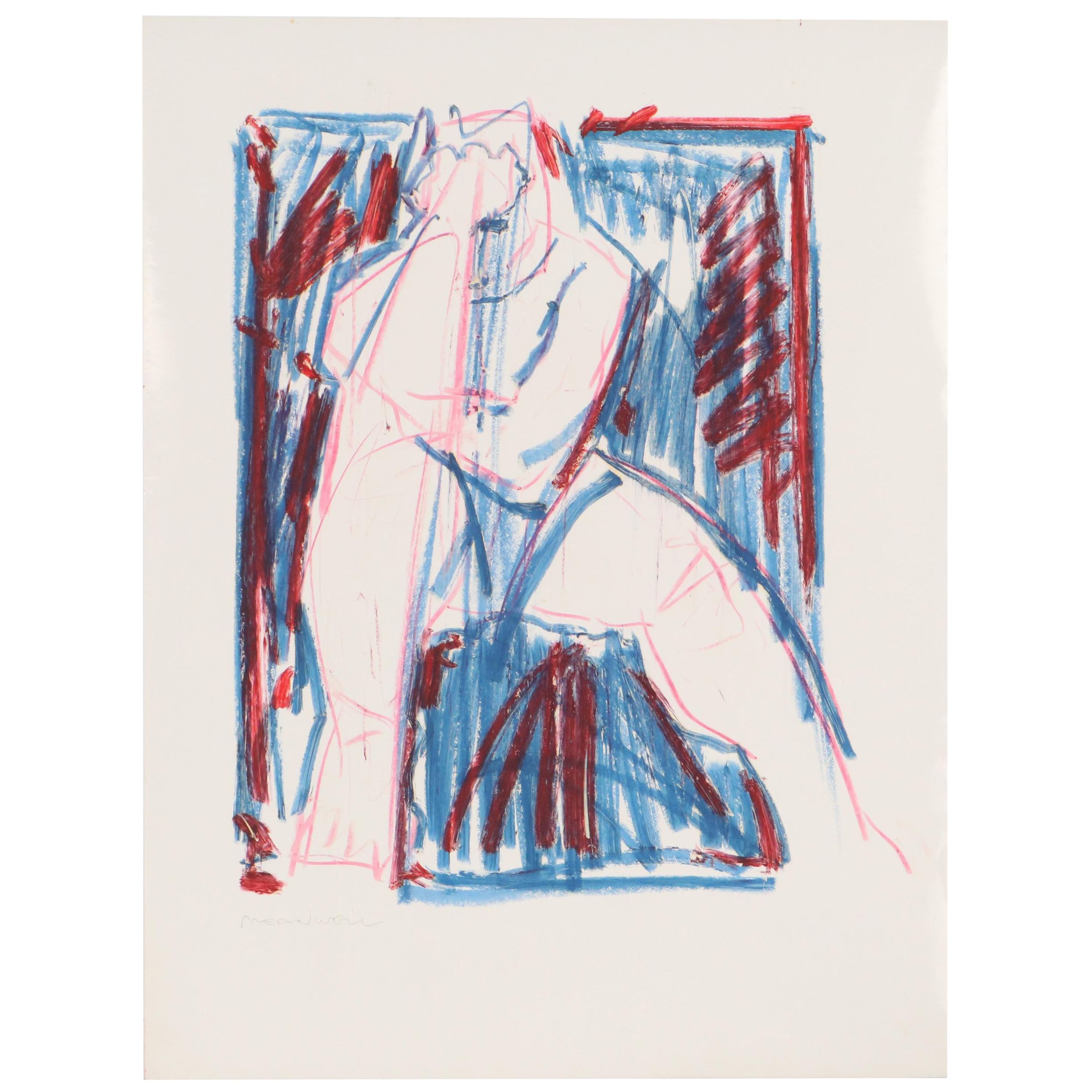 Jack Meanwell Expressionist Figure Drawing