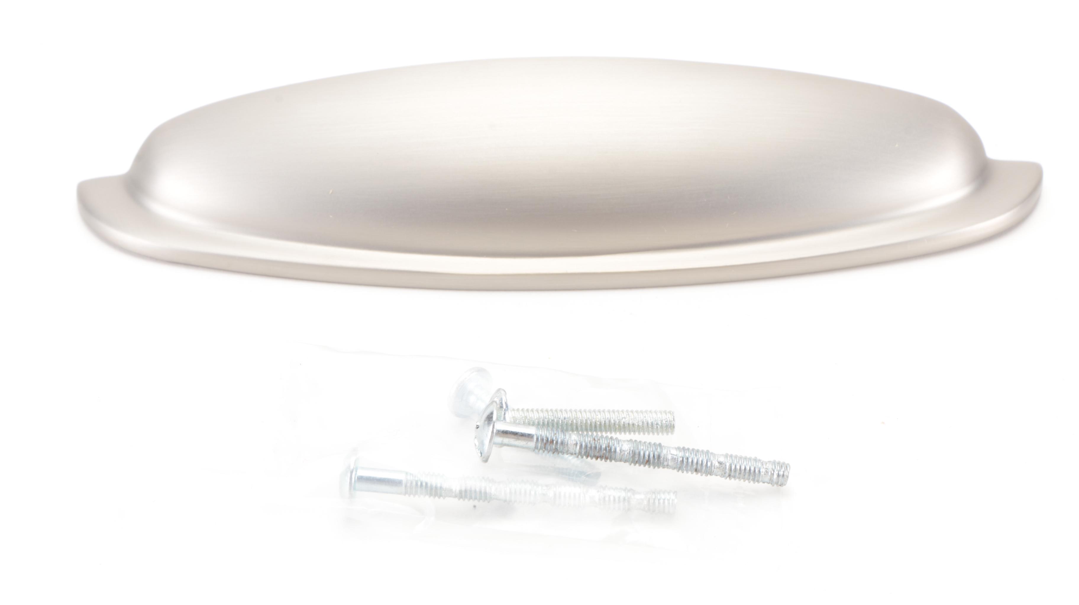 5'' and 6'' Solid Brass Cabinet Pulls and Solid Brass Curved Cup Pull