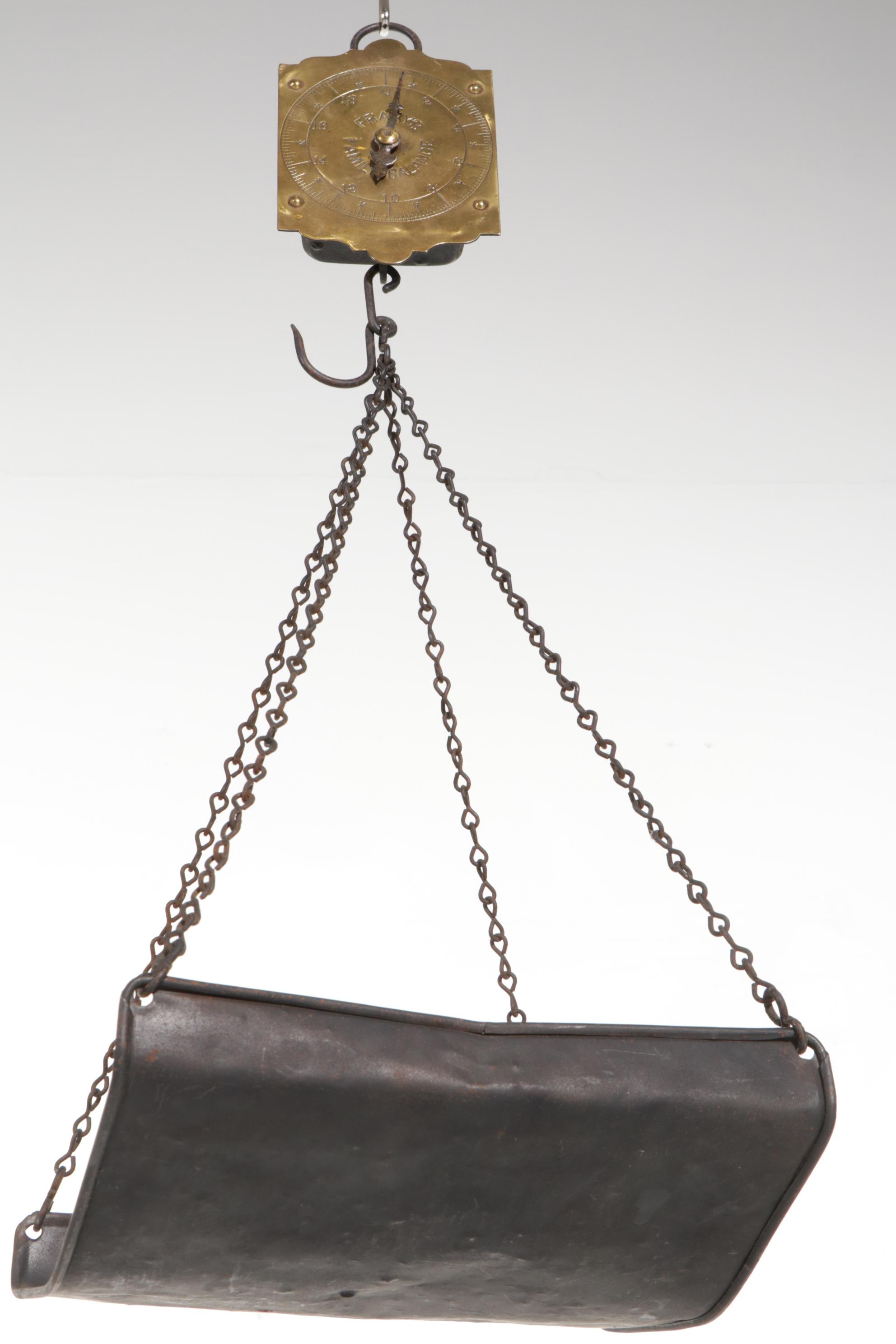 Frary's Brass Family Spring Balance Scale