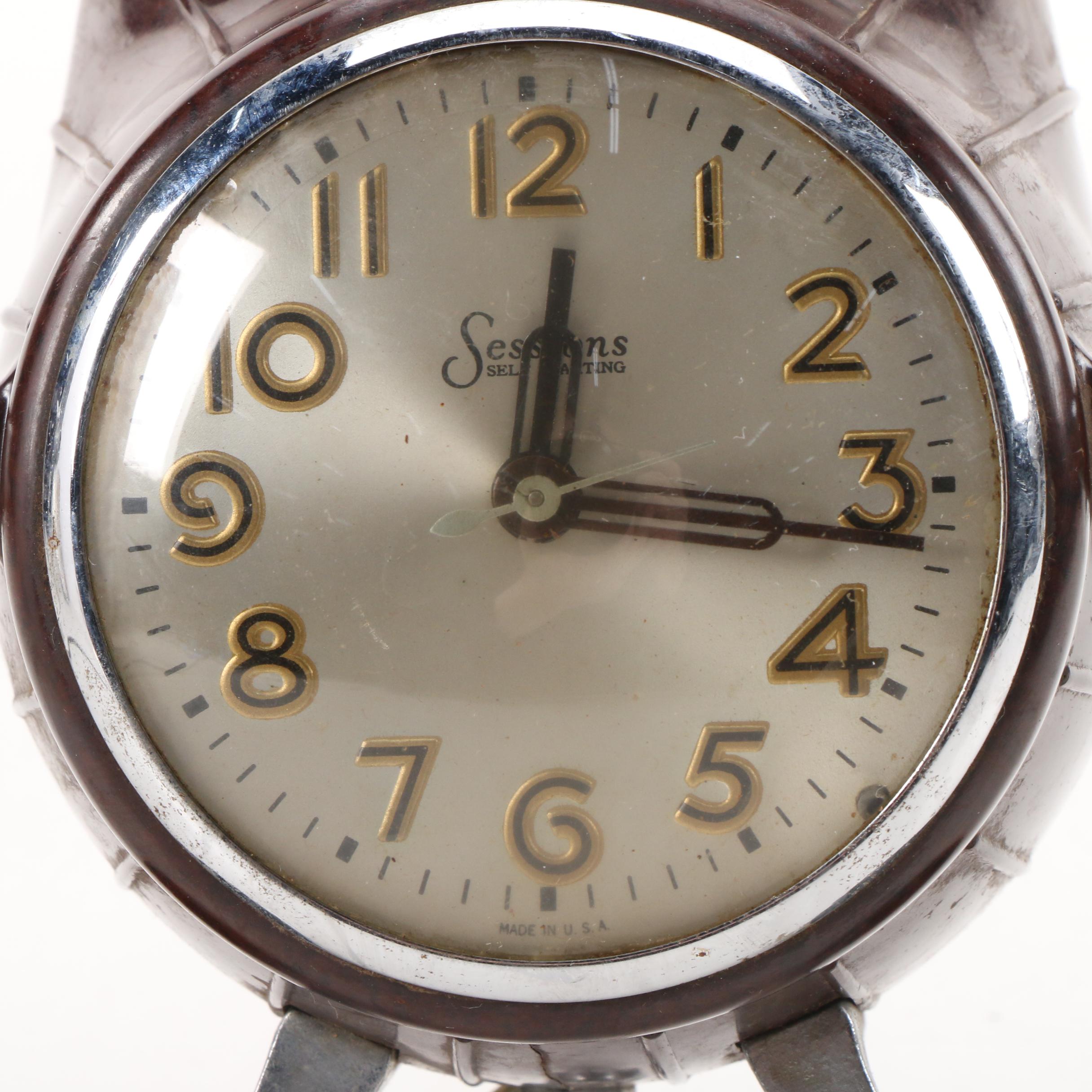 Sessions Electric Novelty Airplane Clock, Early to Mid 20th Century