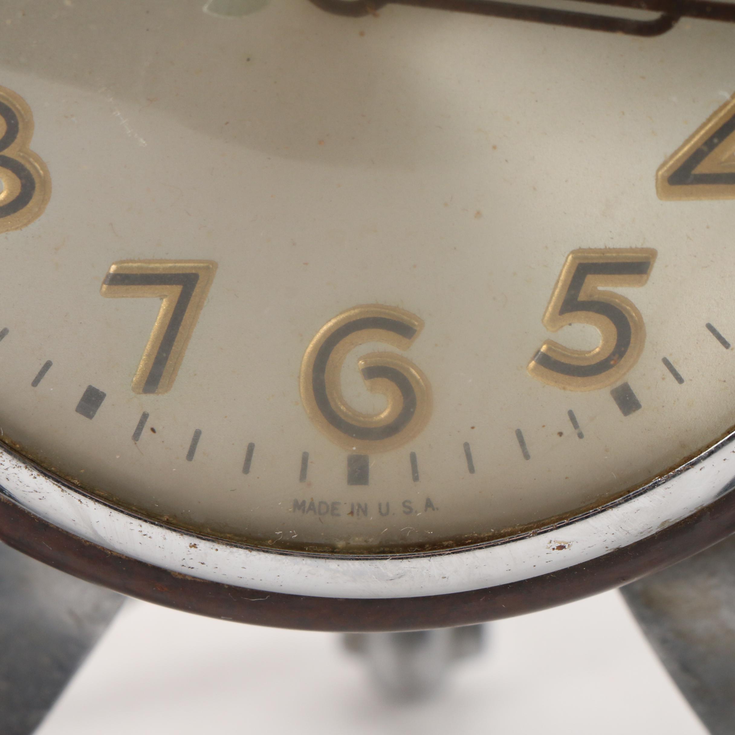 Sessions Electric Novelty Airplane Clock, Early to Mid 20th Century