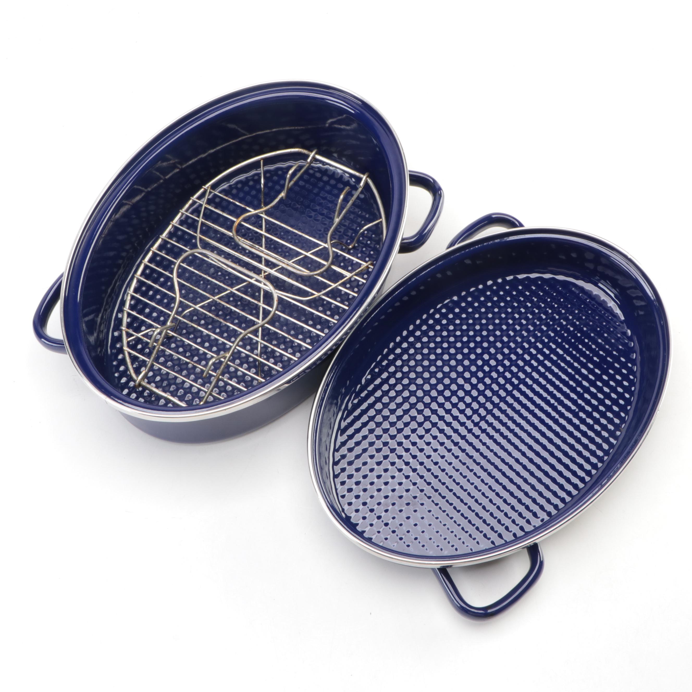 Chantal Enameled Metal Roasting Pan and Others