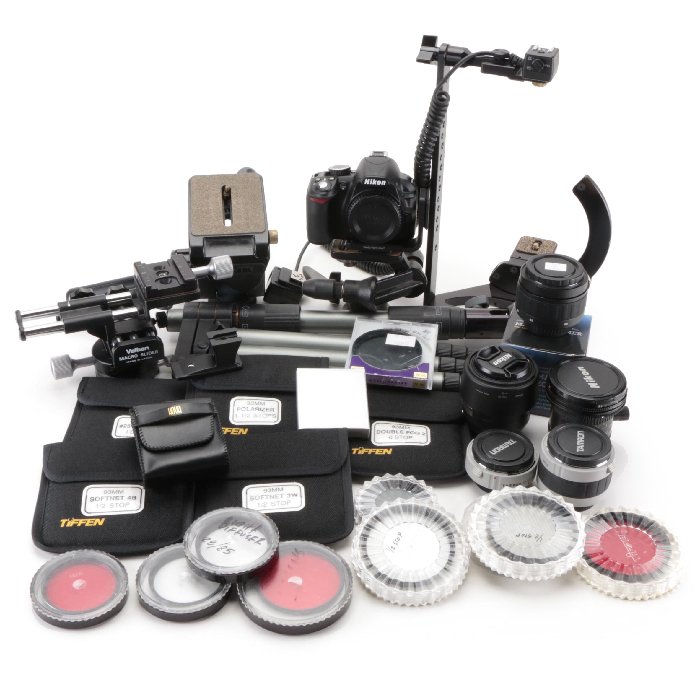 Nikon D3100 DSLR Camera with Lenses and Other Accesories