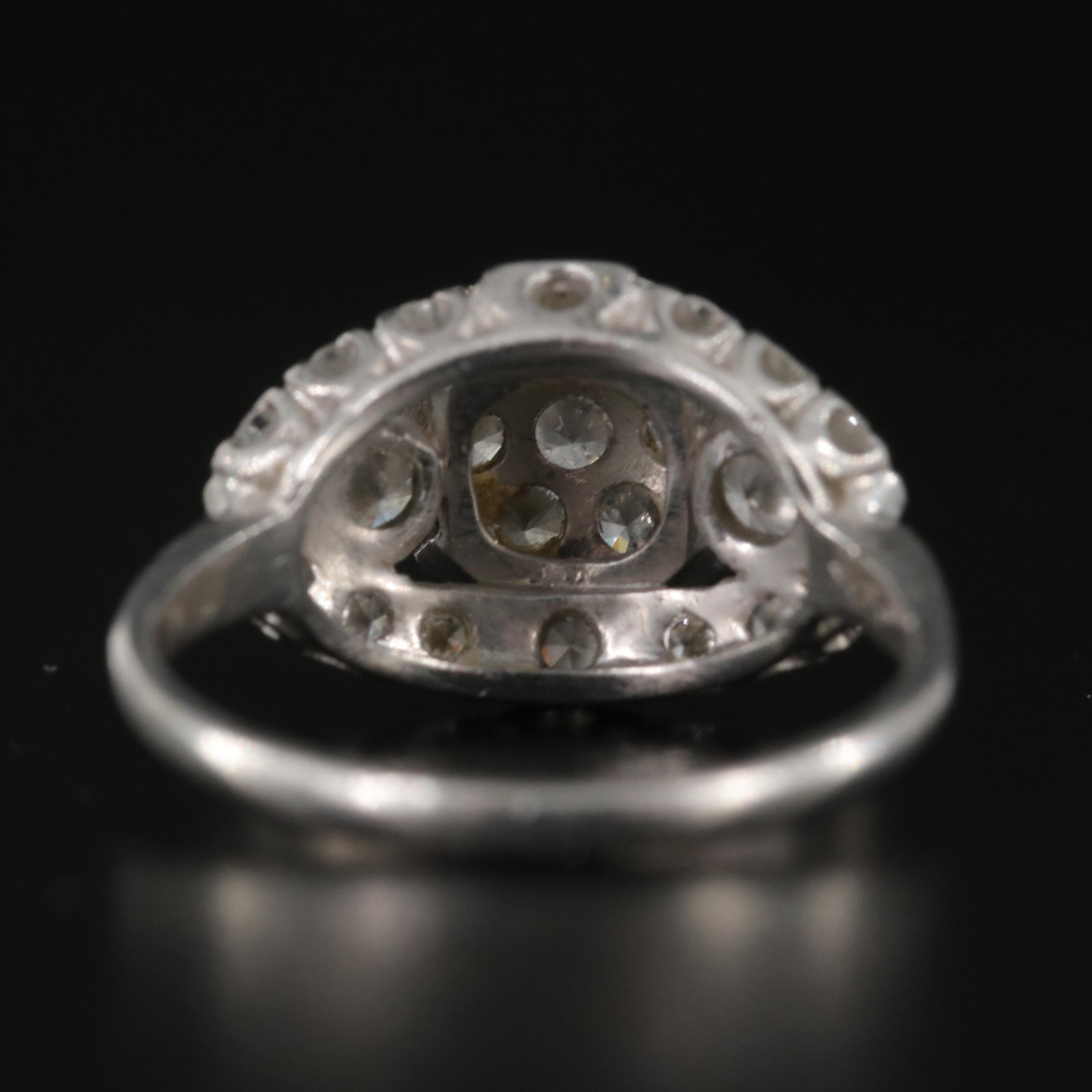 1950s Platinum 1.36 CTW Diamond Ring