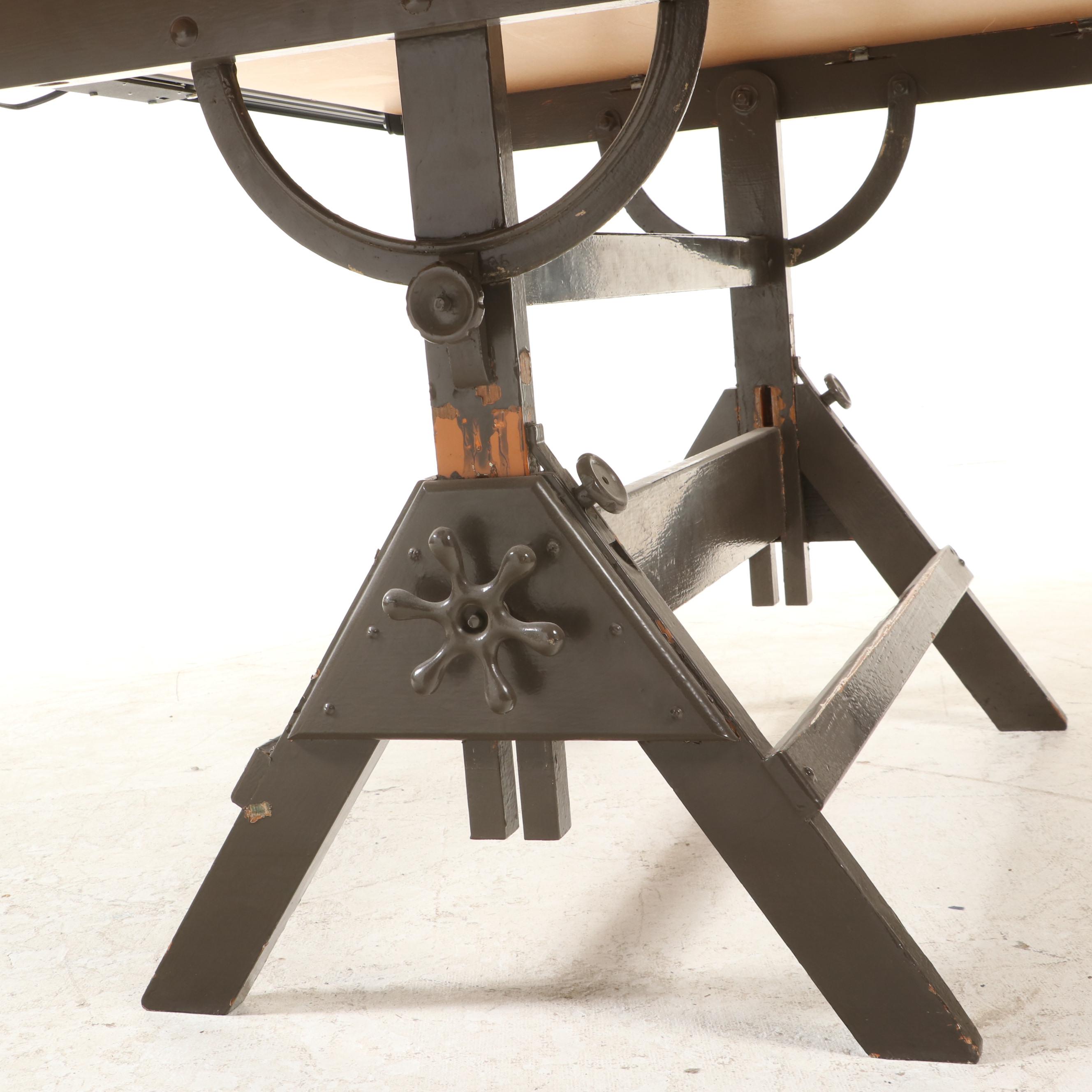 Vemco 612 Drafting Table with Task Light