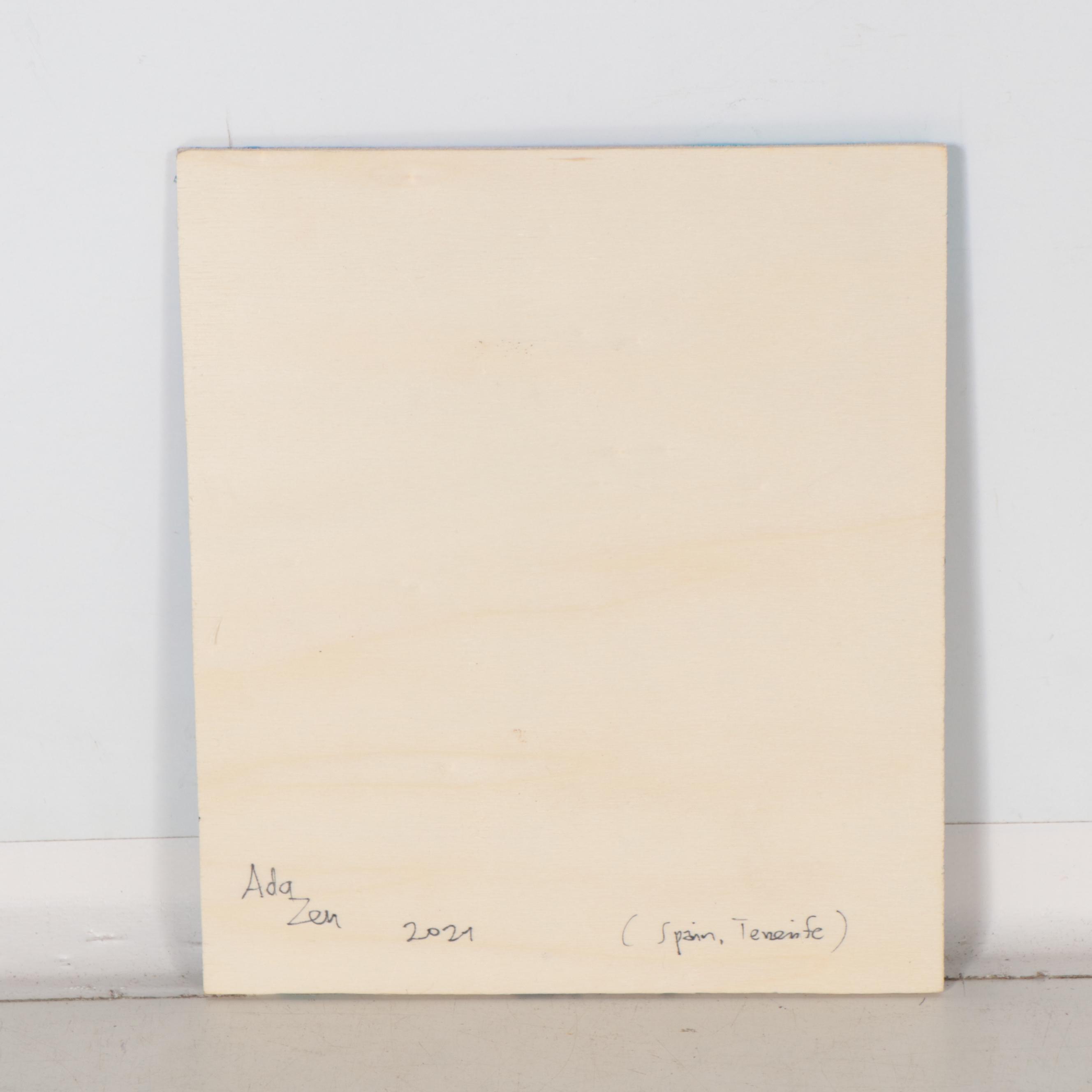 Ada Zen Oil Painting of Black Labrador, 2021