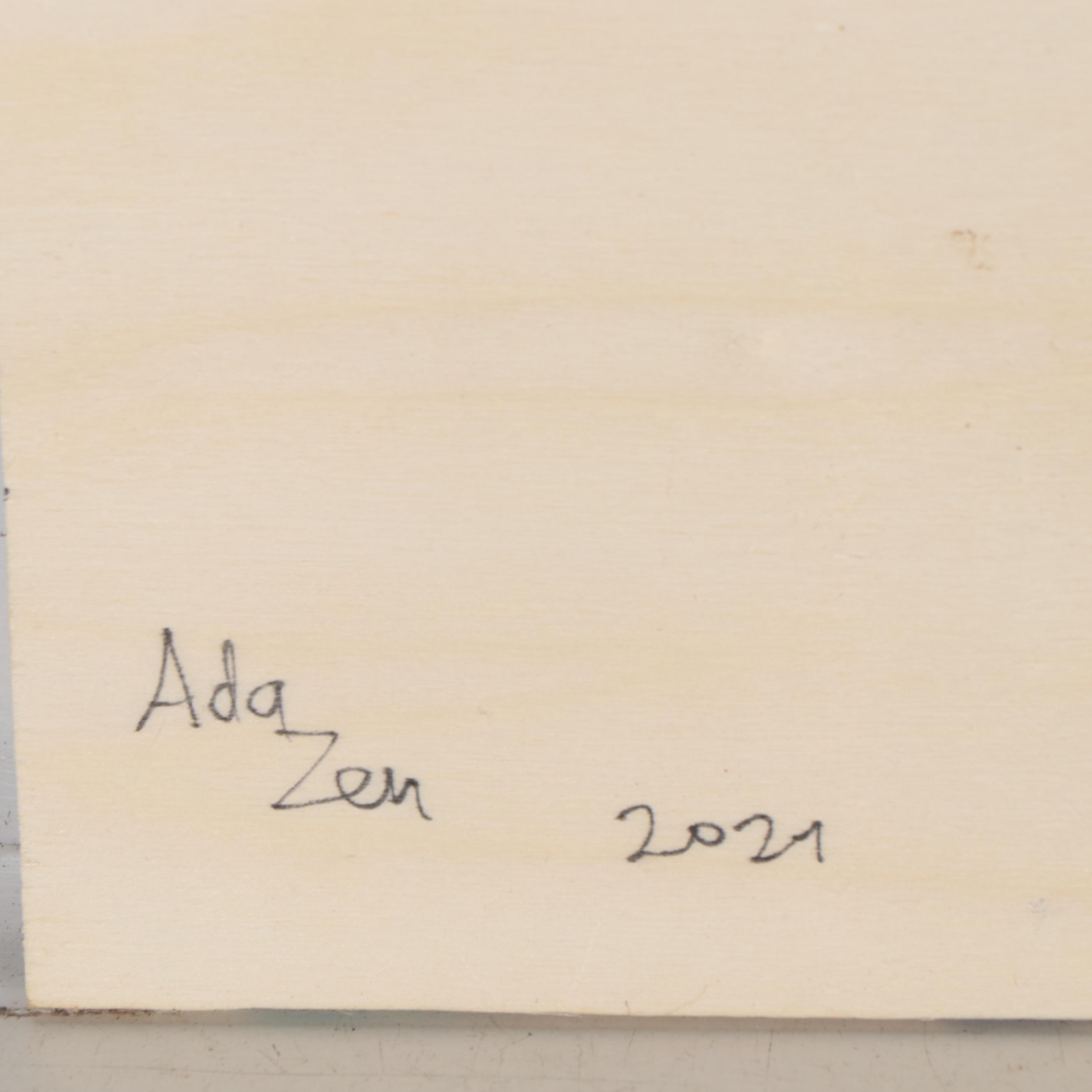 Ada Zen Oil Painting of Black Labrador, 2021