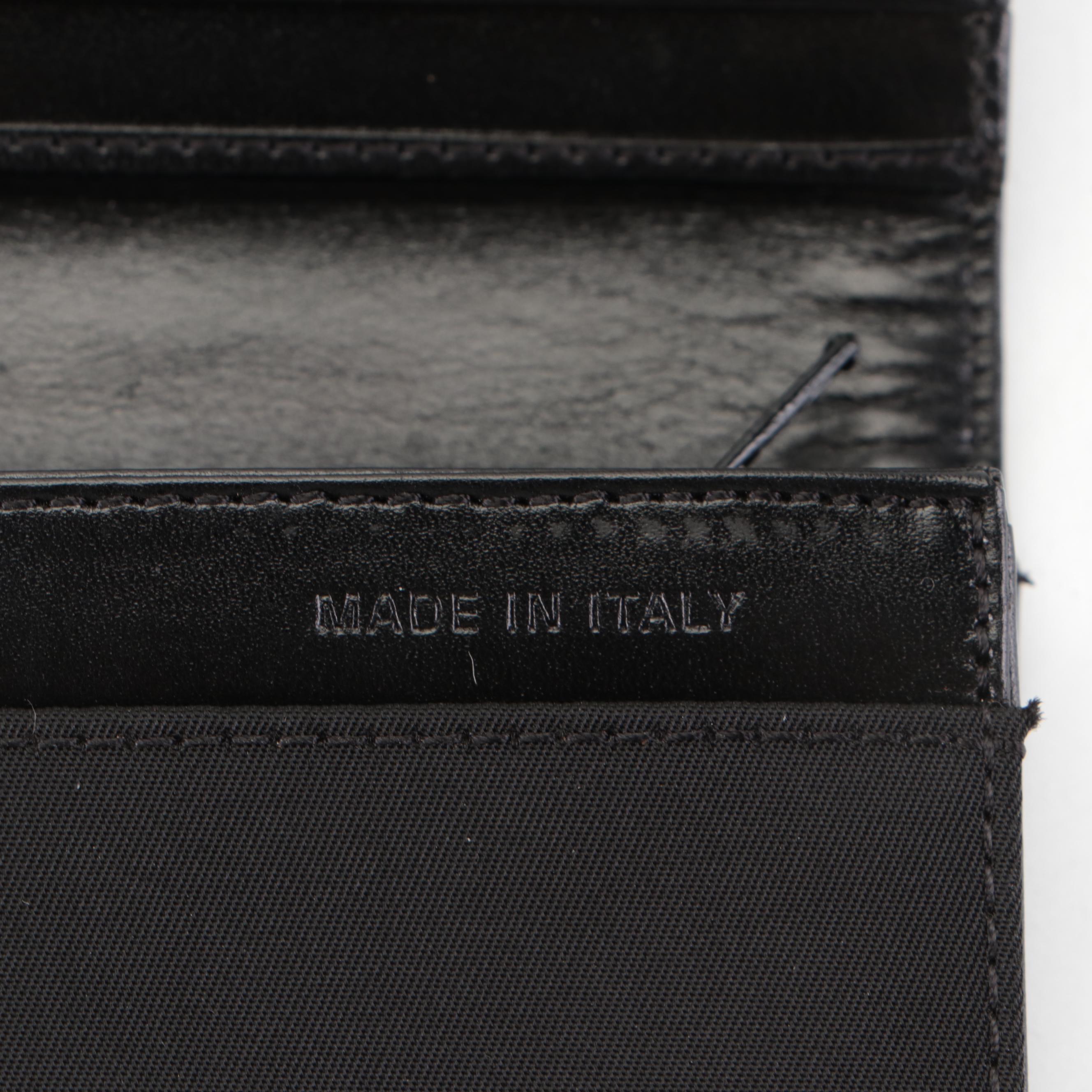Prada Coin Pouch Card Case in Black Tessuto Nylon