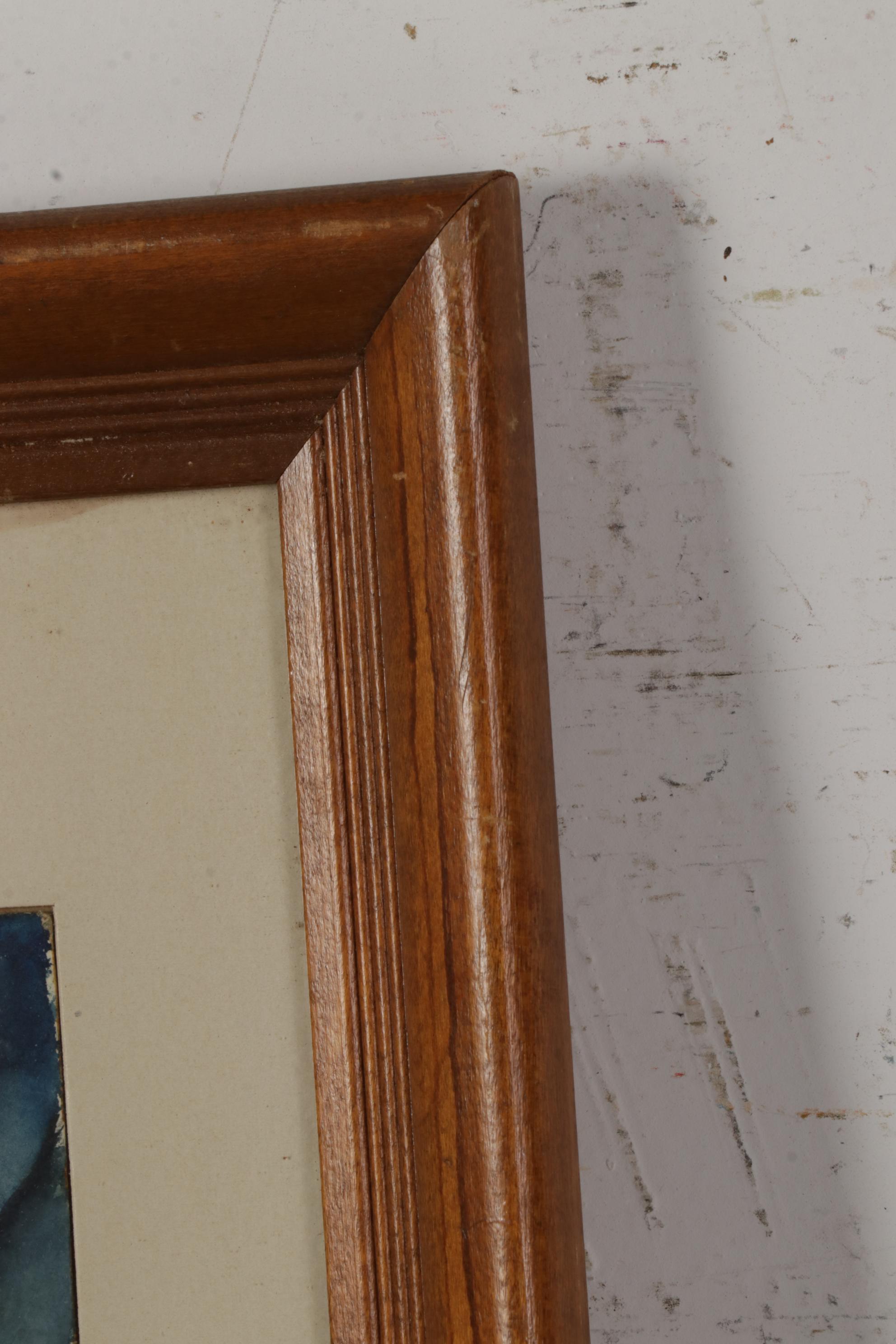 Watercolor Painting After August Macke, Mid-Late 20th Century