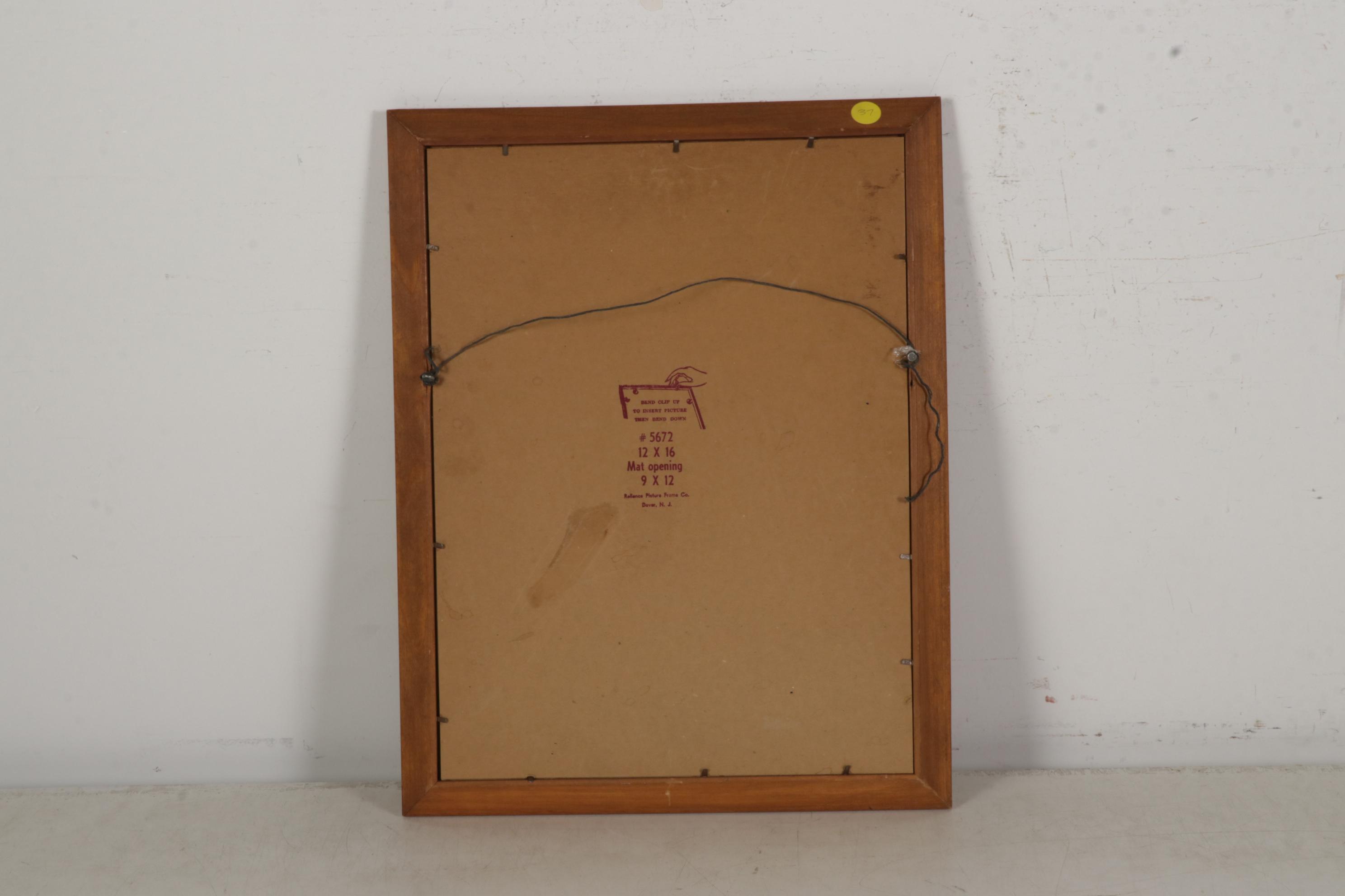 Watercolor Painting After August Macke, Mid-Late 20th Century