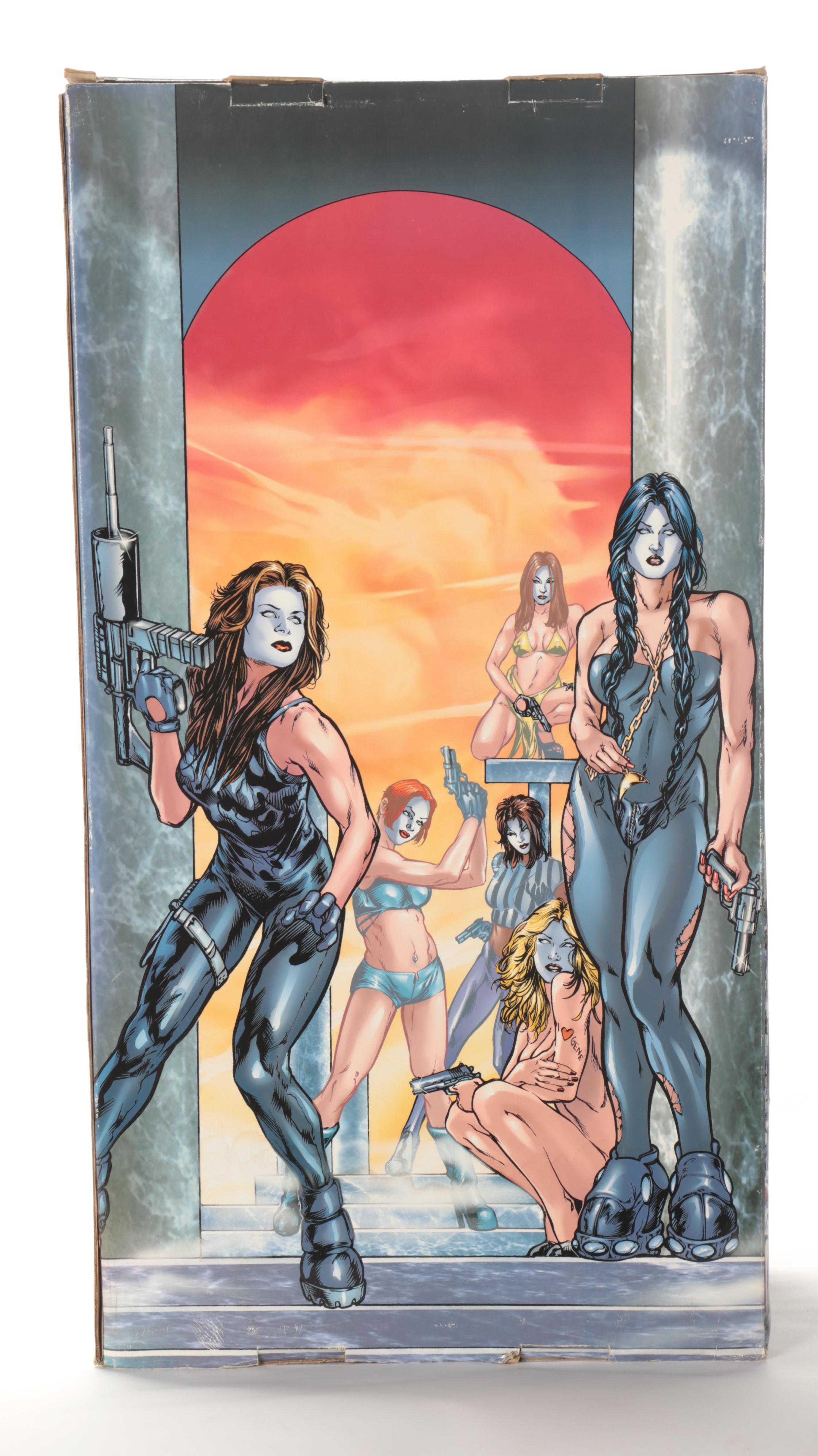 Fun 4 All Kiss Love Gun "Gene Simmons" 24" Action Figure, COA