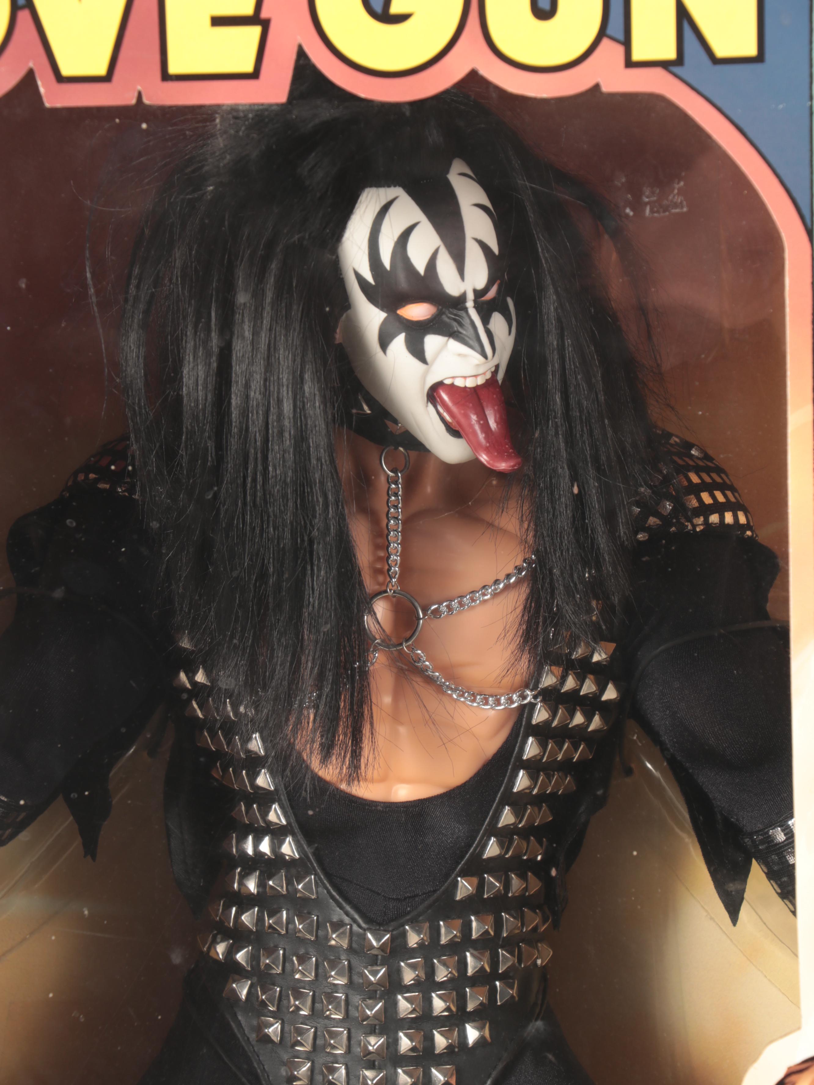 Fun 4 All Kiss Love Gun "Gene Simmons" 24" Action Figure, COA