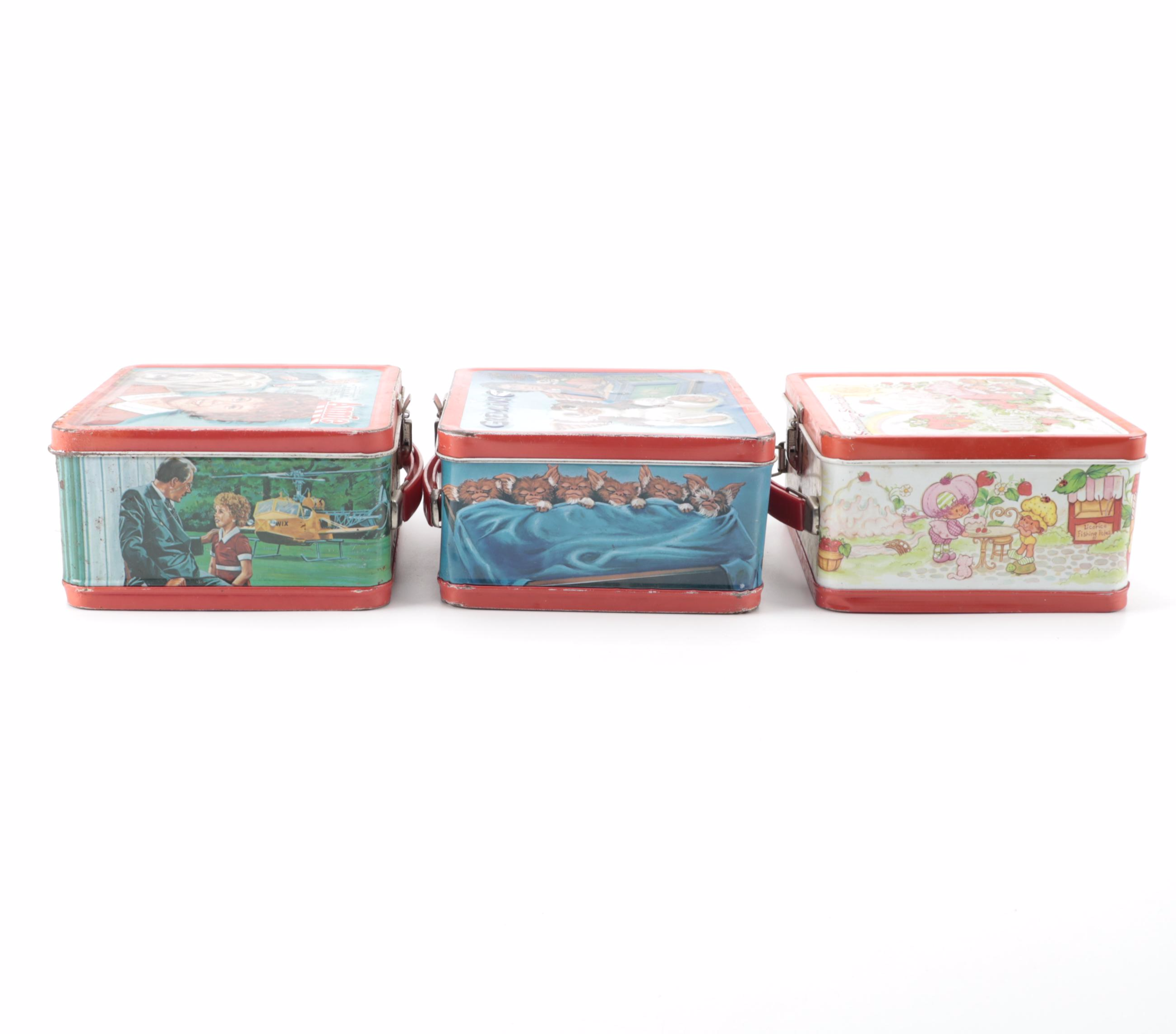 Aladdin Industries Inc. "Annie", "Gremlins", "Strawberry Shortcake" Lunchboxes
