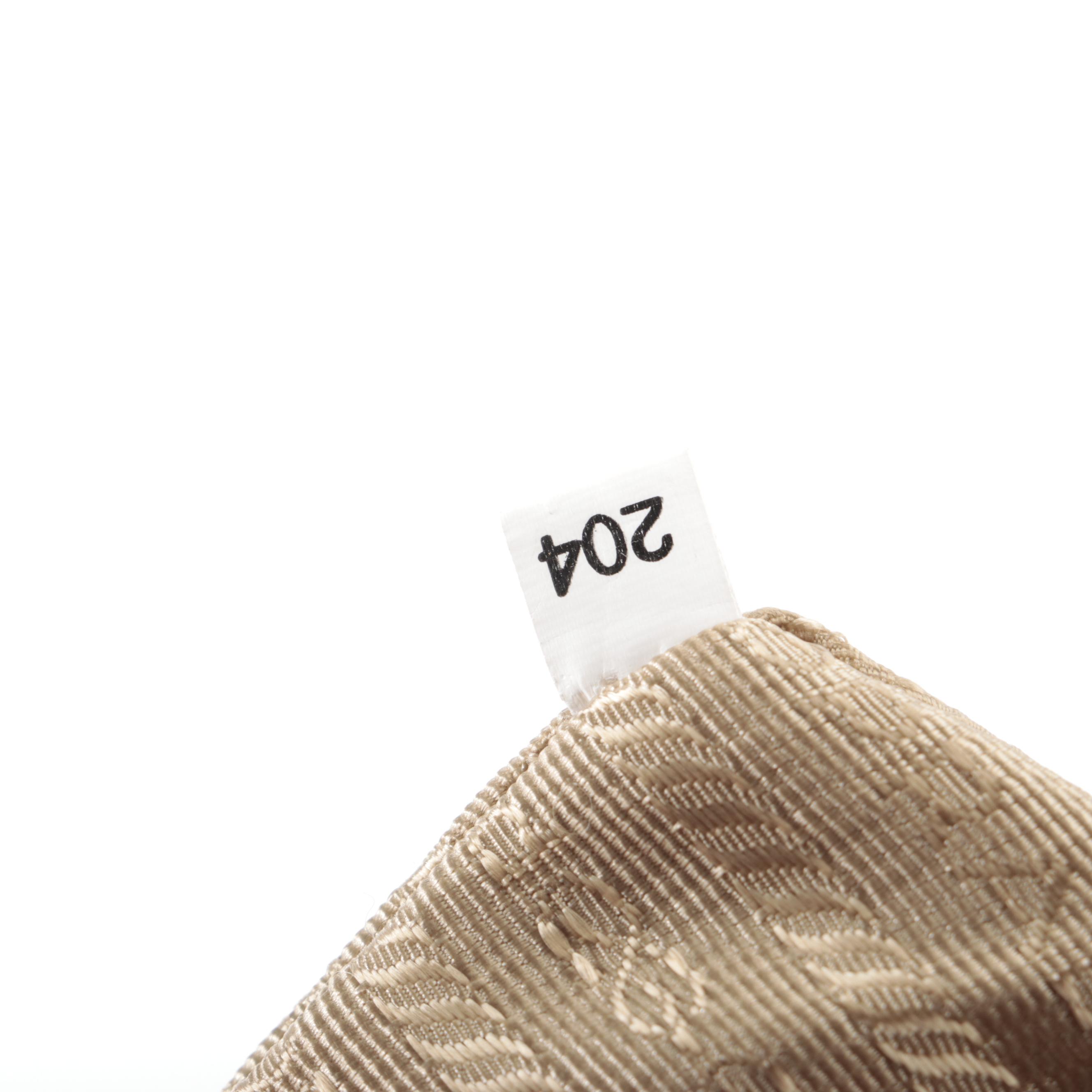 Prada Medium Bauletto Shoulder Bag in Logo Canvas with Brown Leather Trim