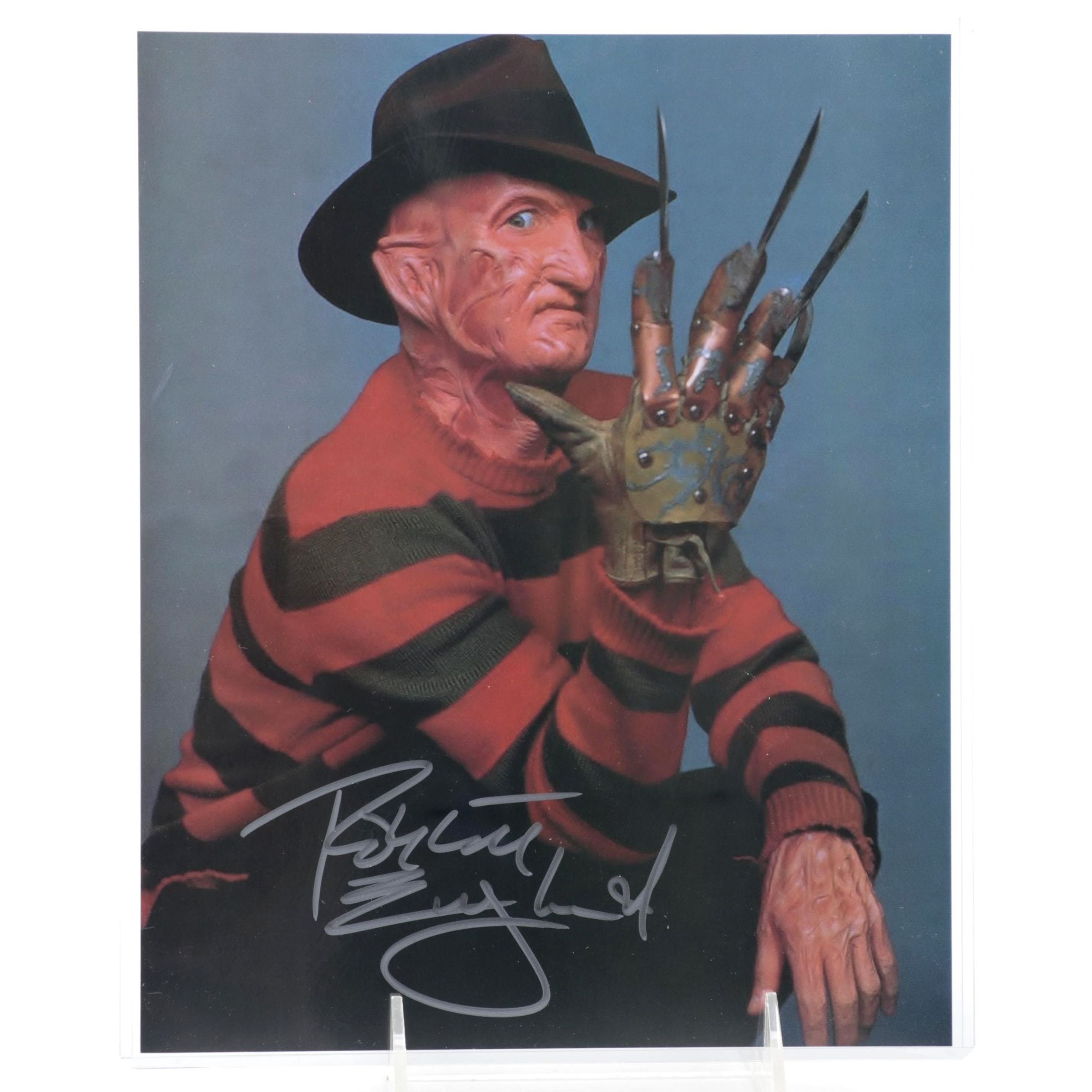 Robert Englund "Freddy Krueger" Signed "Nightmare on Elm Street" Print, COA