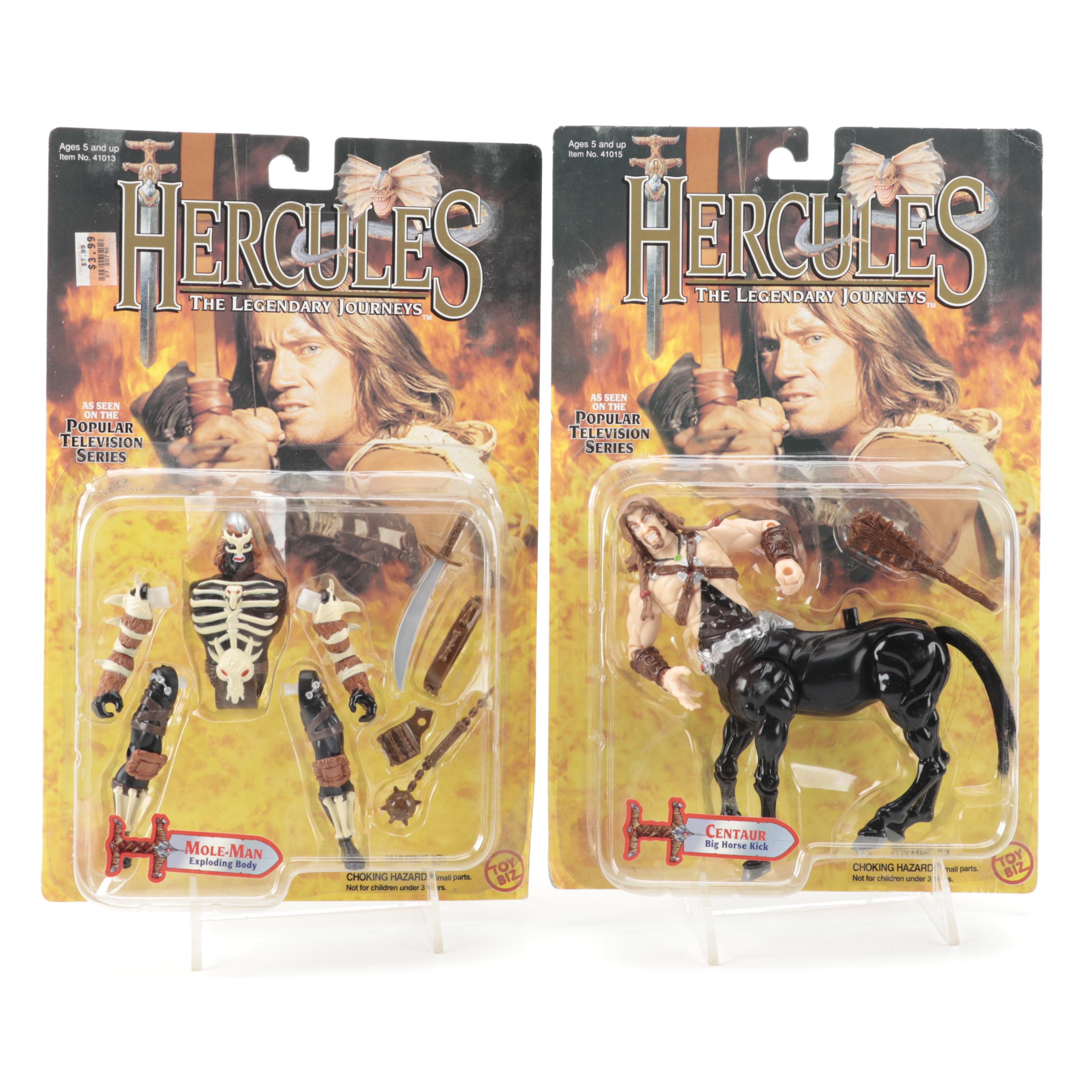 Hercules, The Legendary Journeys Action Figures "Centaur", "Salmoneus", More