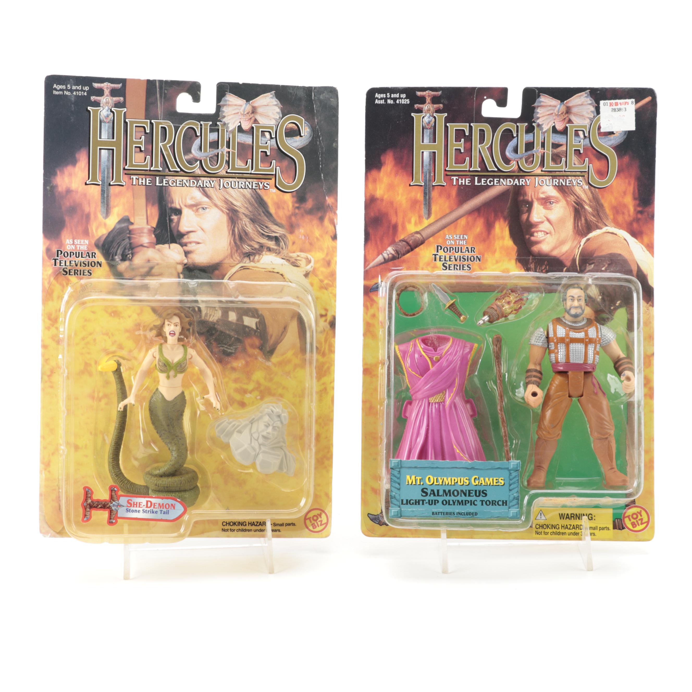 Hercules, The Legendary Journeys Action Figures "Centaur", "Salmoneus", More