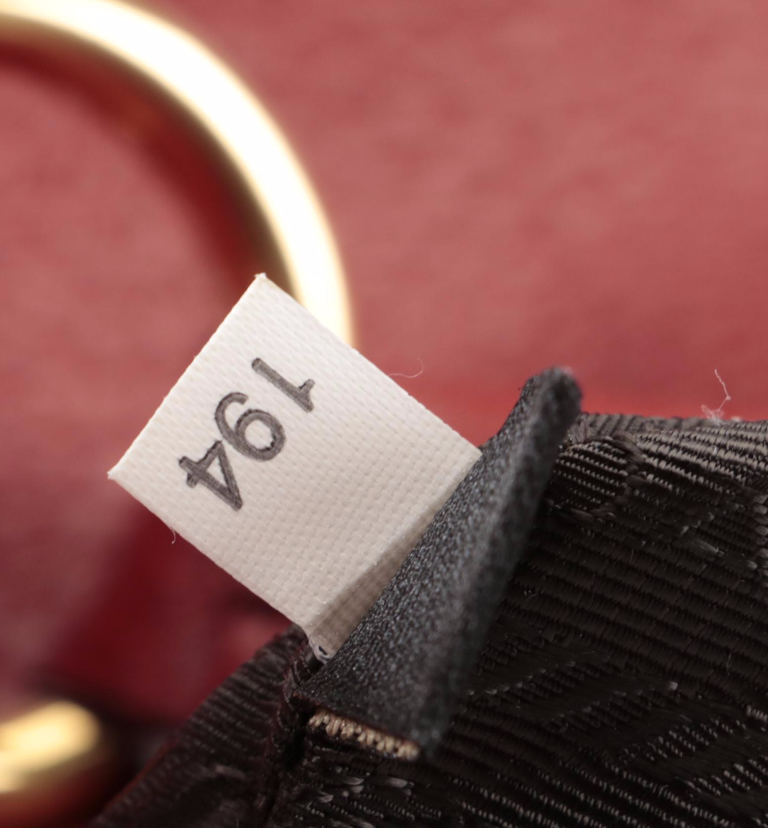 Prada Zip Top Hobo Bag in Red Vitello Daino Leather