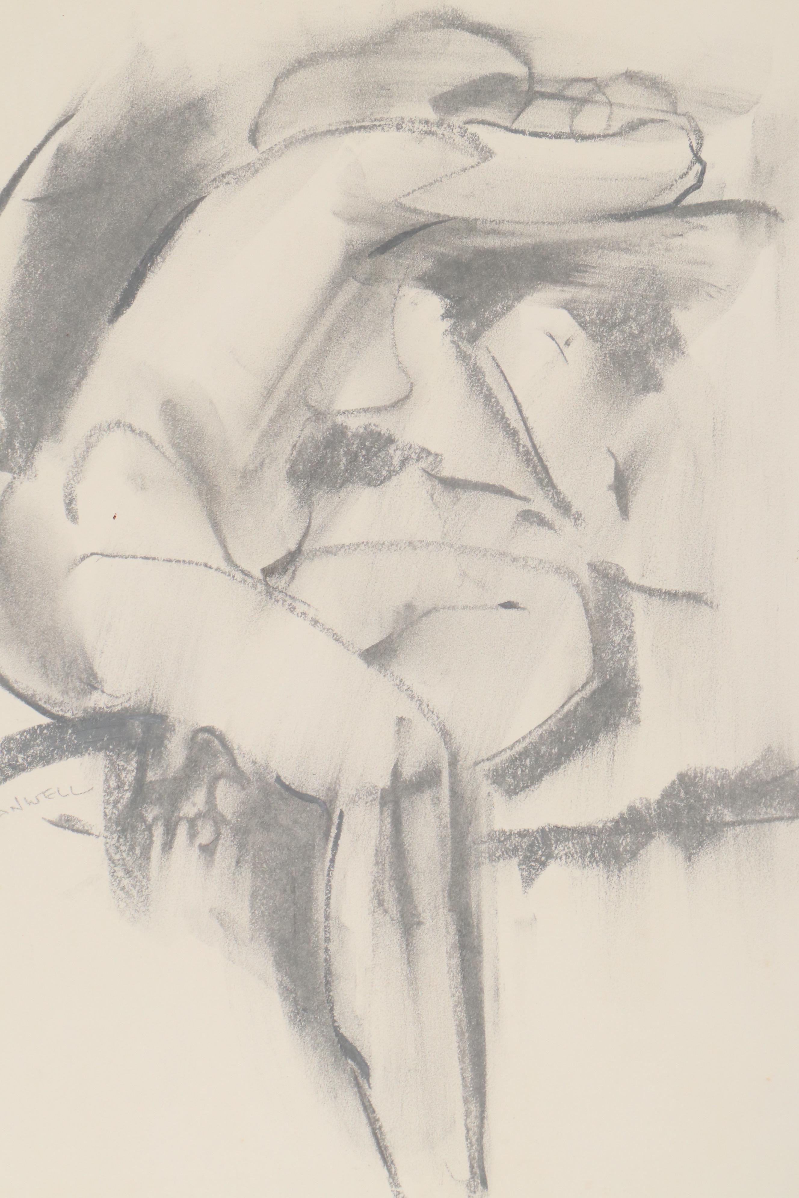 Jack Meanwell Figural Sketch