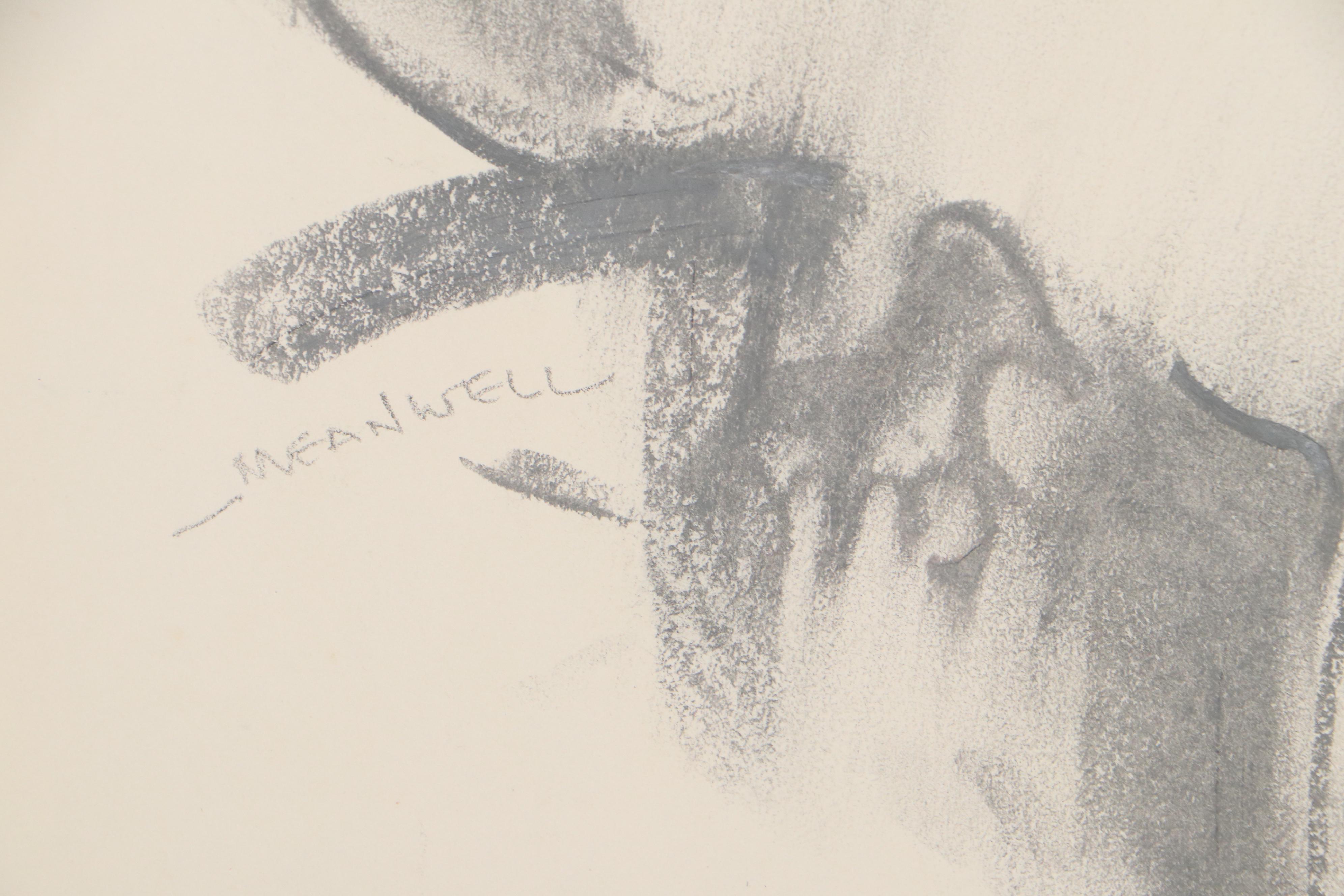 Jack Meanwell Figural Sketch