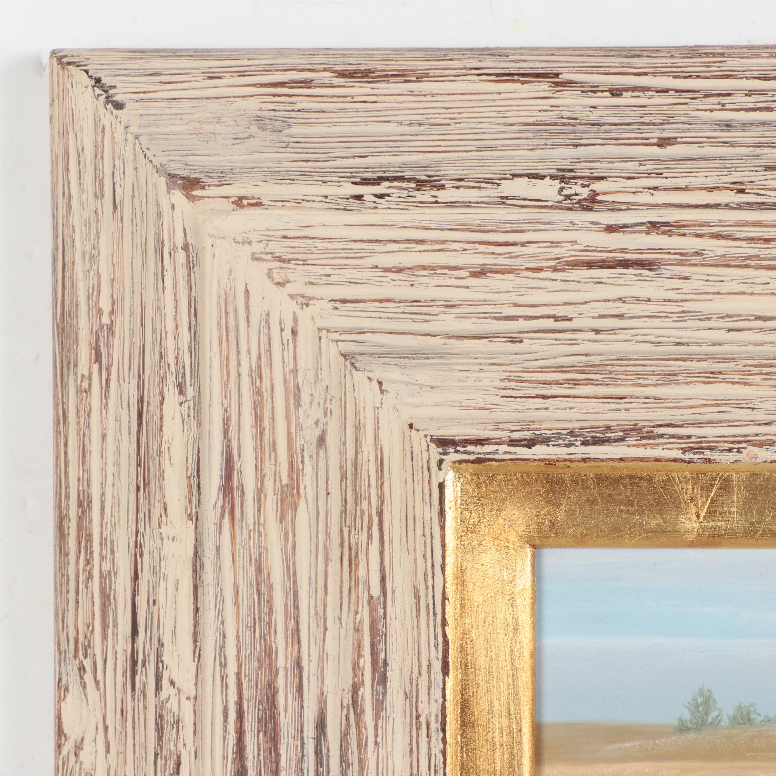 Jim Hautman Wildlife Oil Painting of Horses, Circa 2000