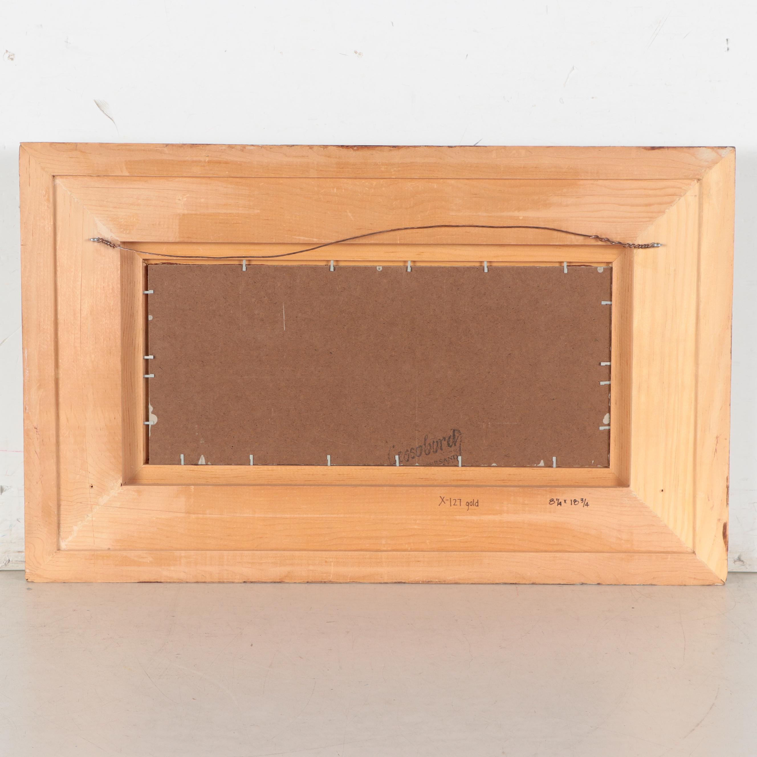 Jim Hautman Wildlife Oil Painting of Horses, Circa 2000