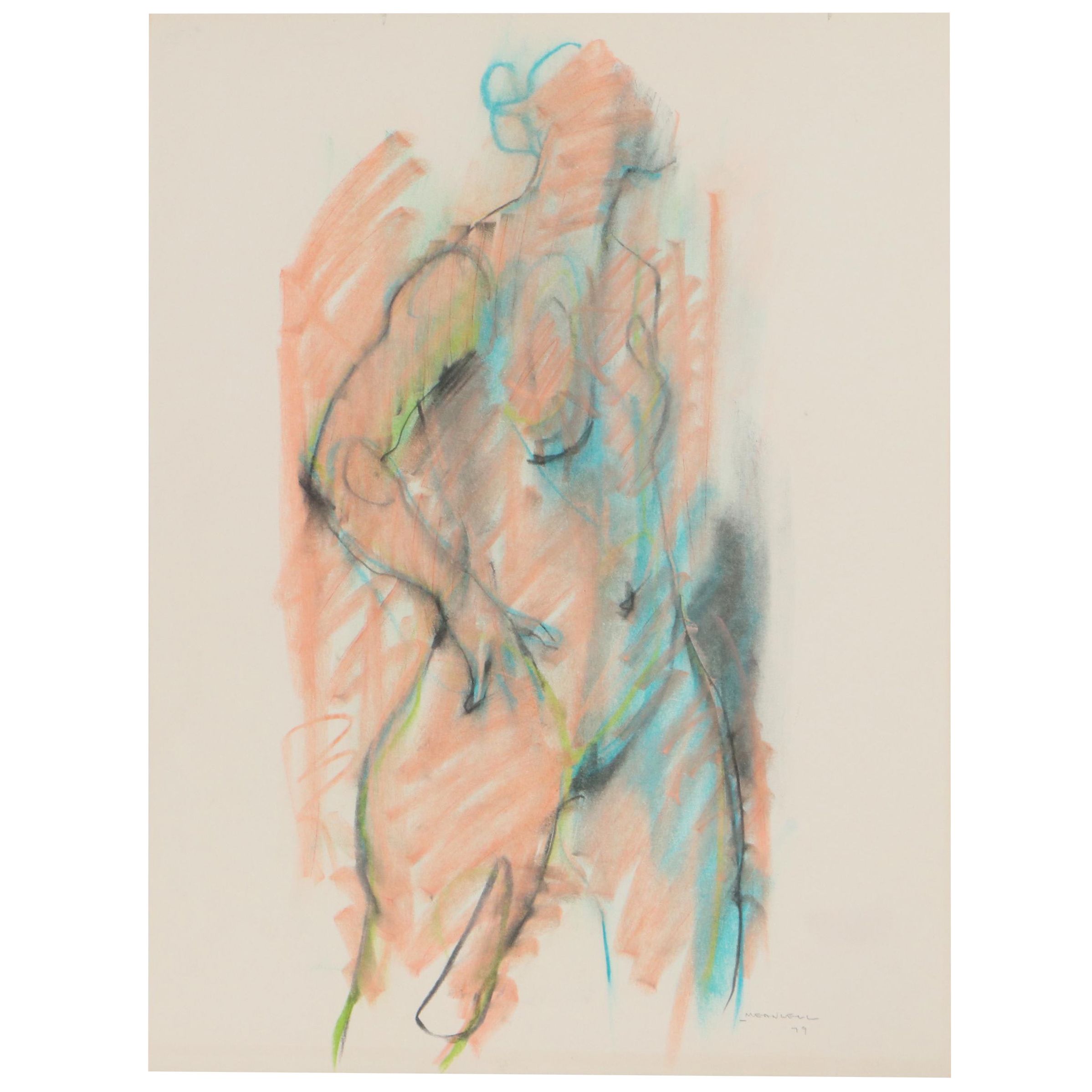 Jack Meanwell Figure Drawing, 1979