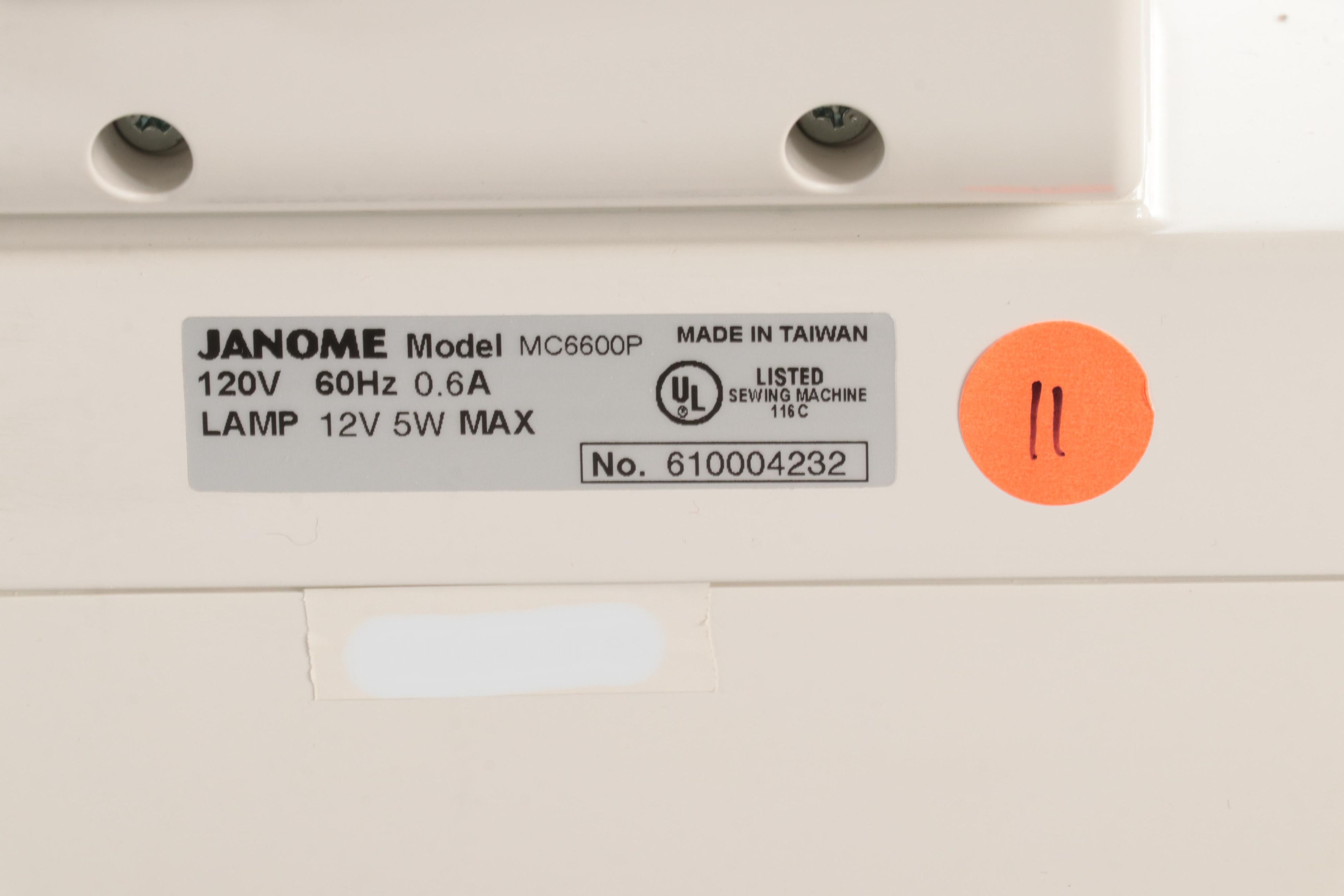 Janome Sewing Machine with Travel Case and Accessories