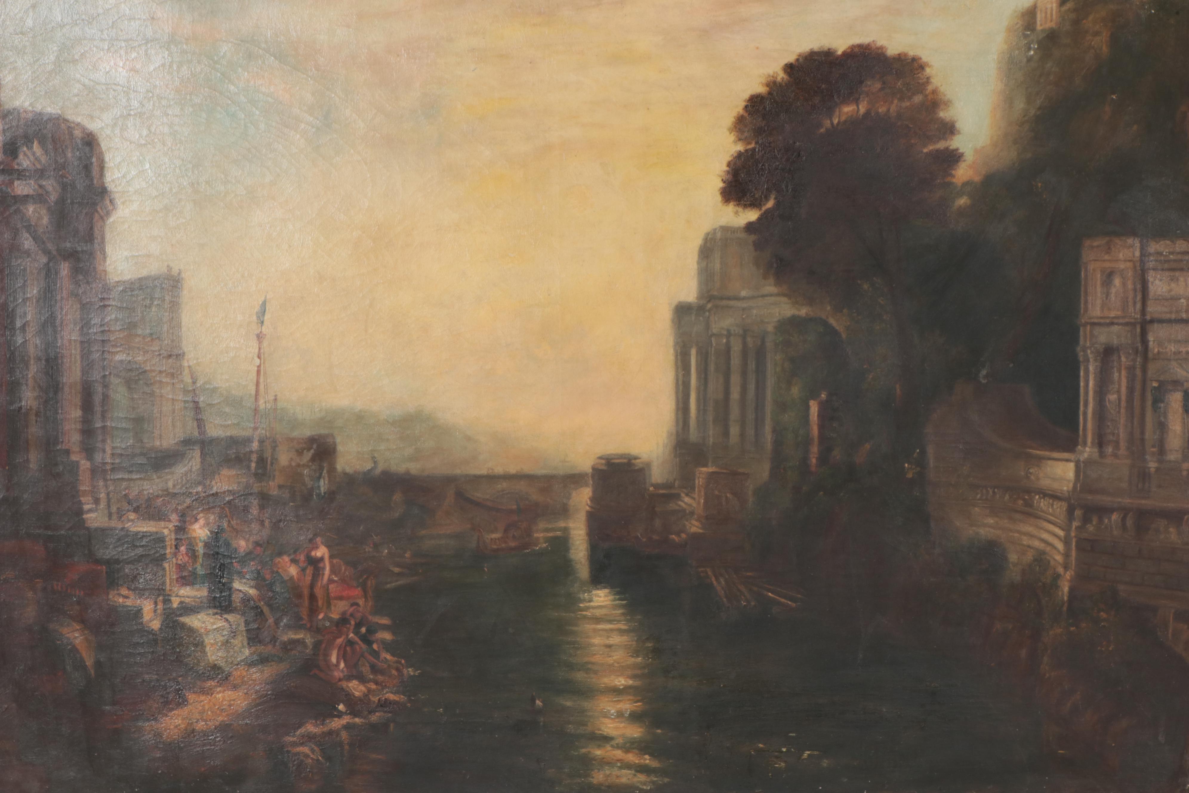 Oil Painting After Joseph Mallord William Turner "Dido Building Carthage"