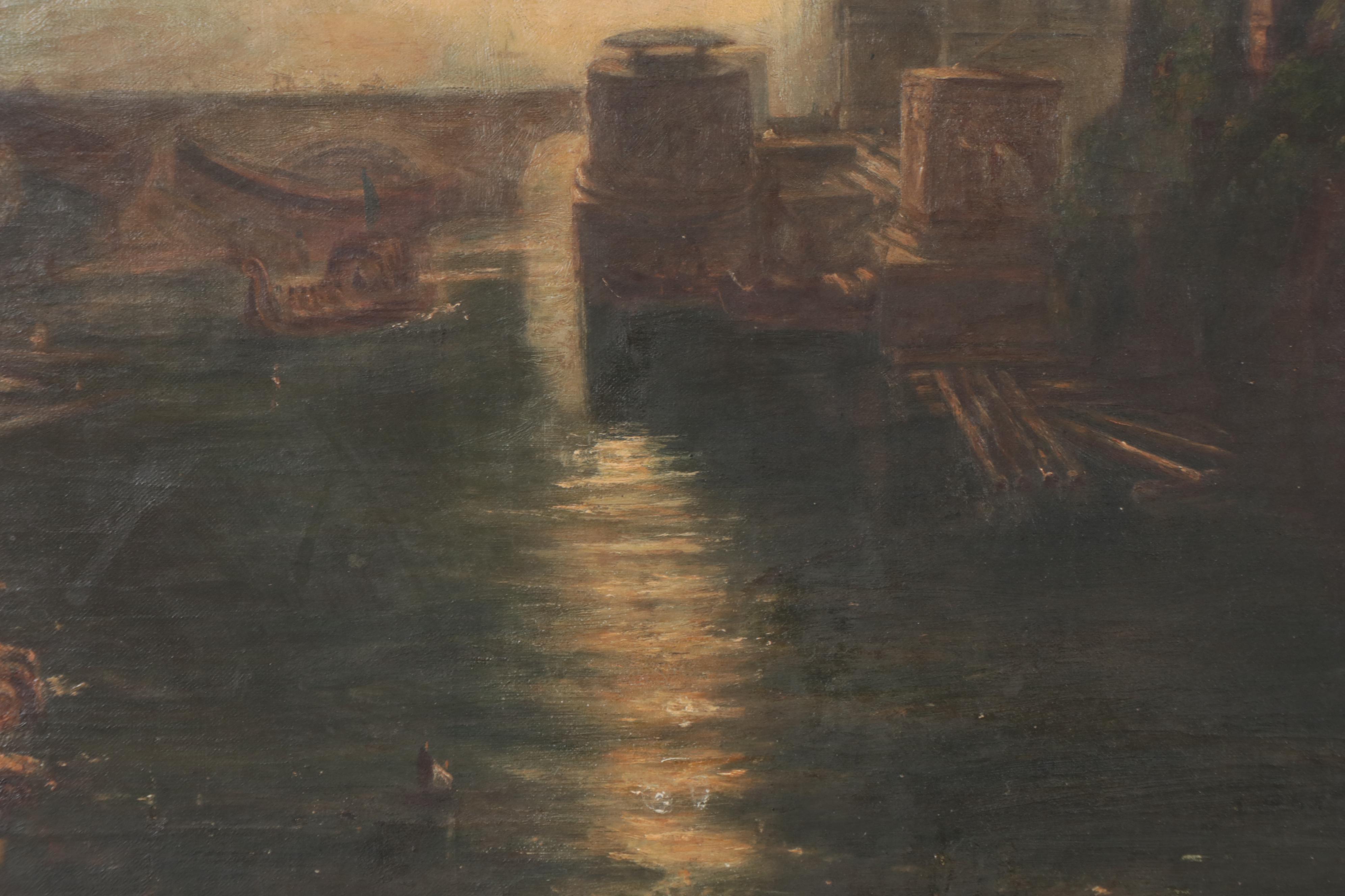 Oil Painting After Joseph Mallord William Turner "Dido Building Carthage"