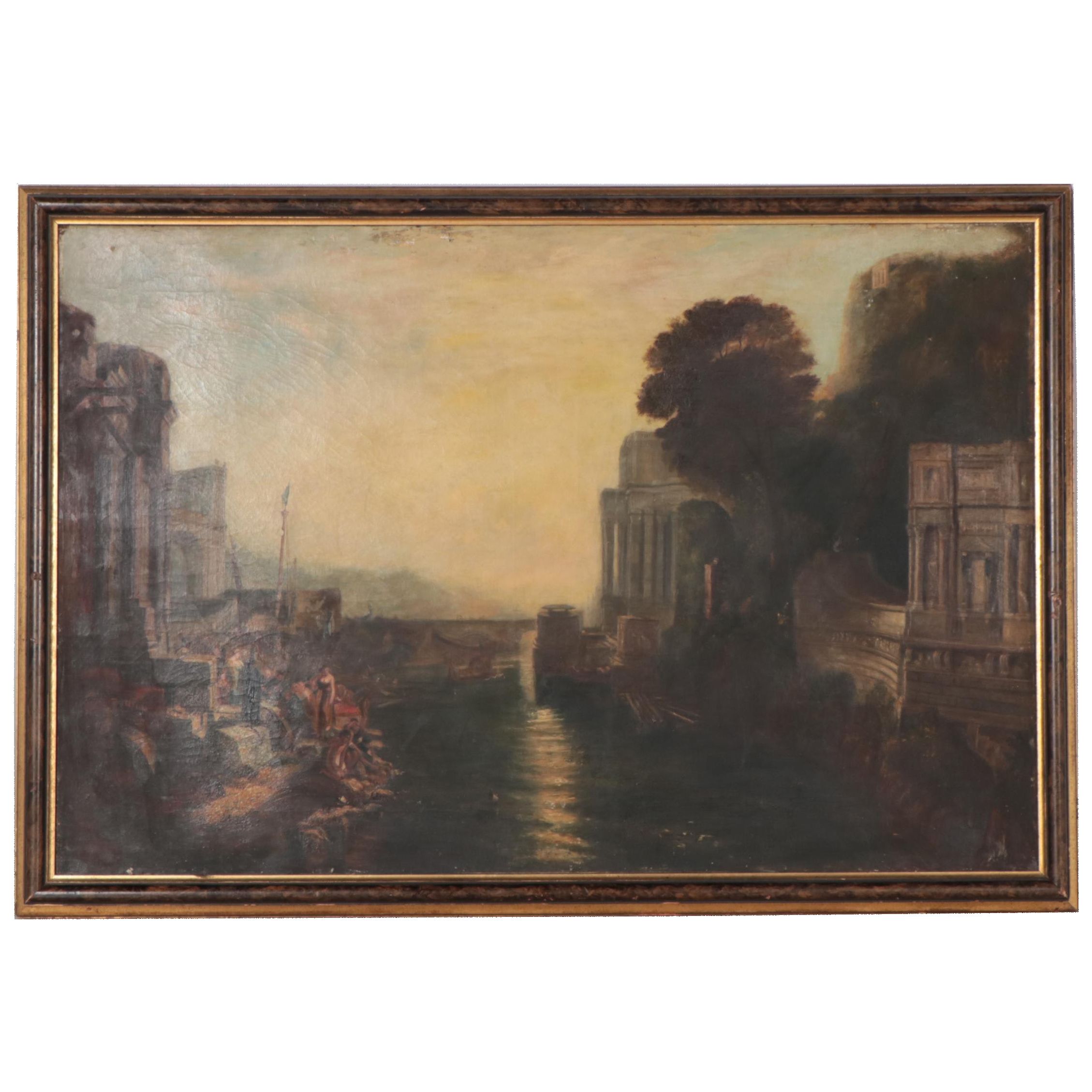 Oil Painting After Joseph Mallord William Turner "Dido Building Carthage"