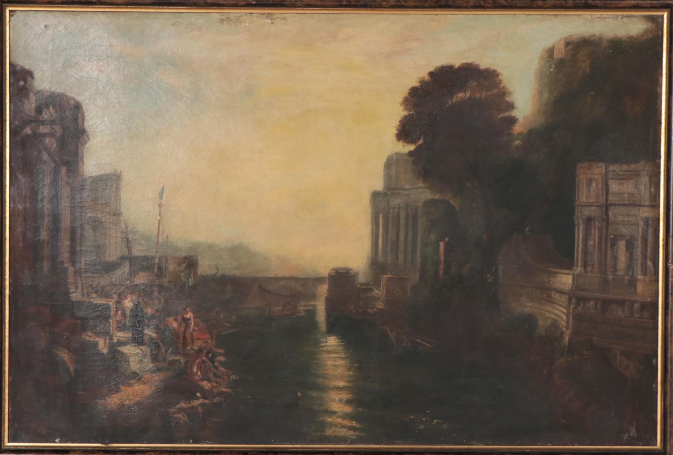 Oil Painting After Joseph Mallord William Turner "Dido Building Carthage"