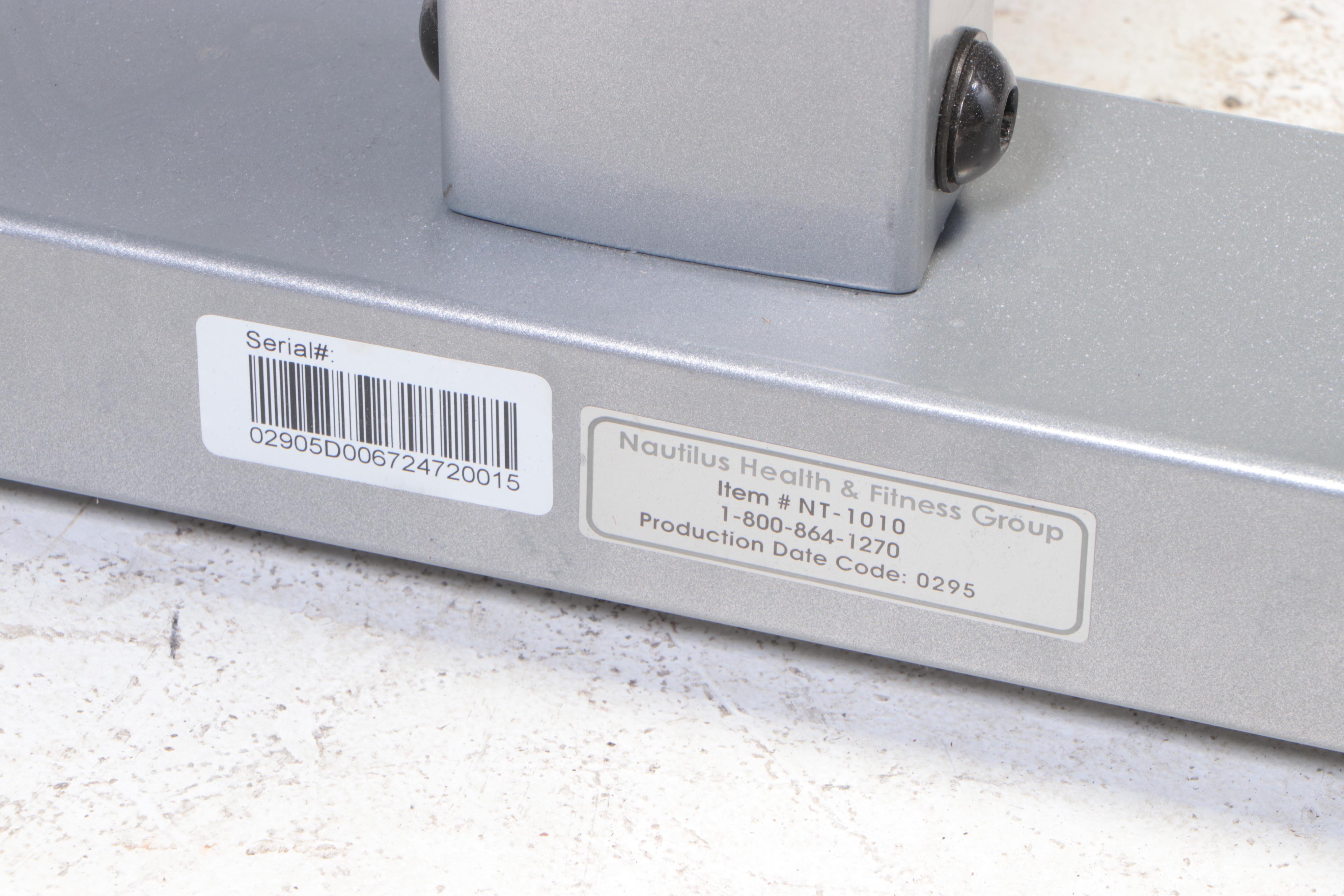 Nautilus Sit-Up Exercise Bench