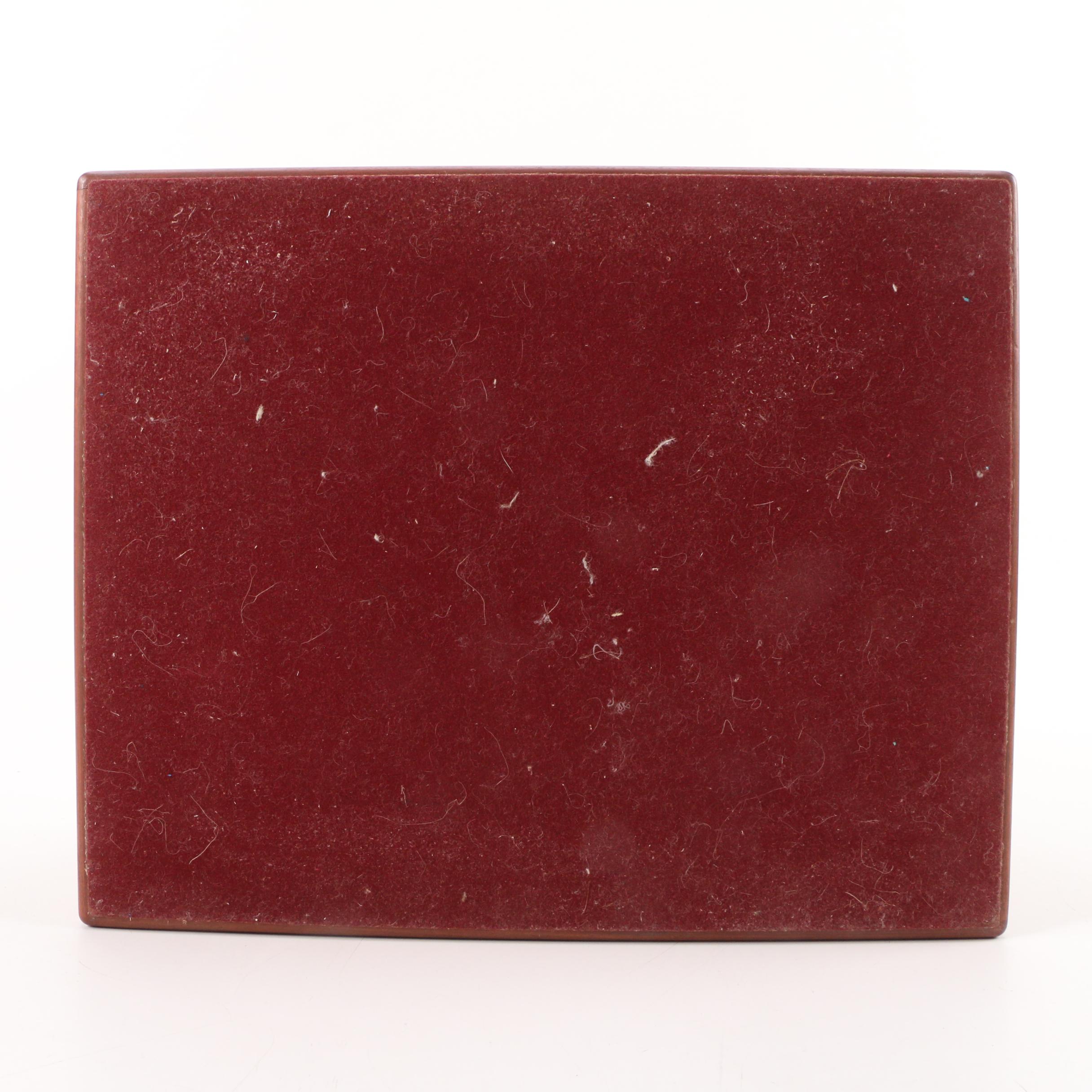 Elie Bleu for Arnold's Tobacco Cedar Lined Wooden Cigar Humidor