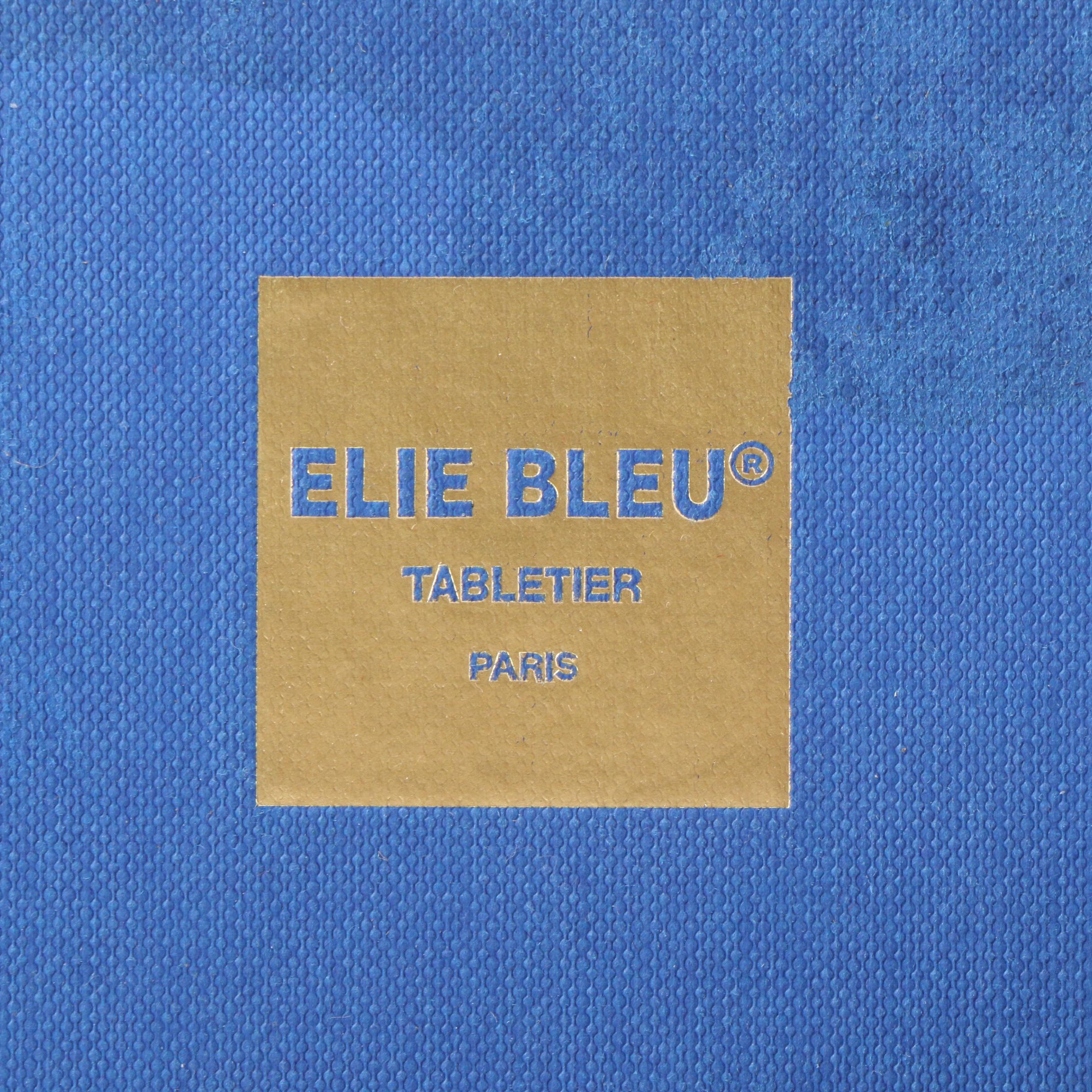 Elie Bleu for Arnold's Tobacco Cedar Lined Wooden Cigar Humidor