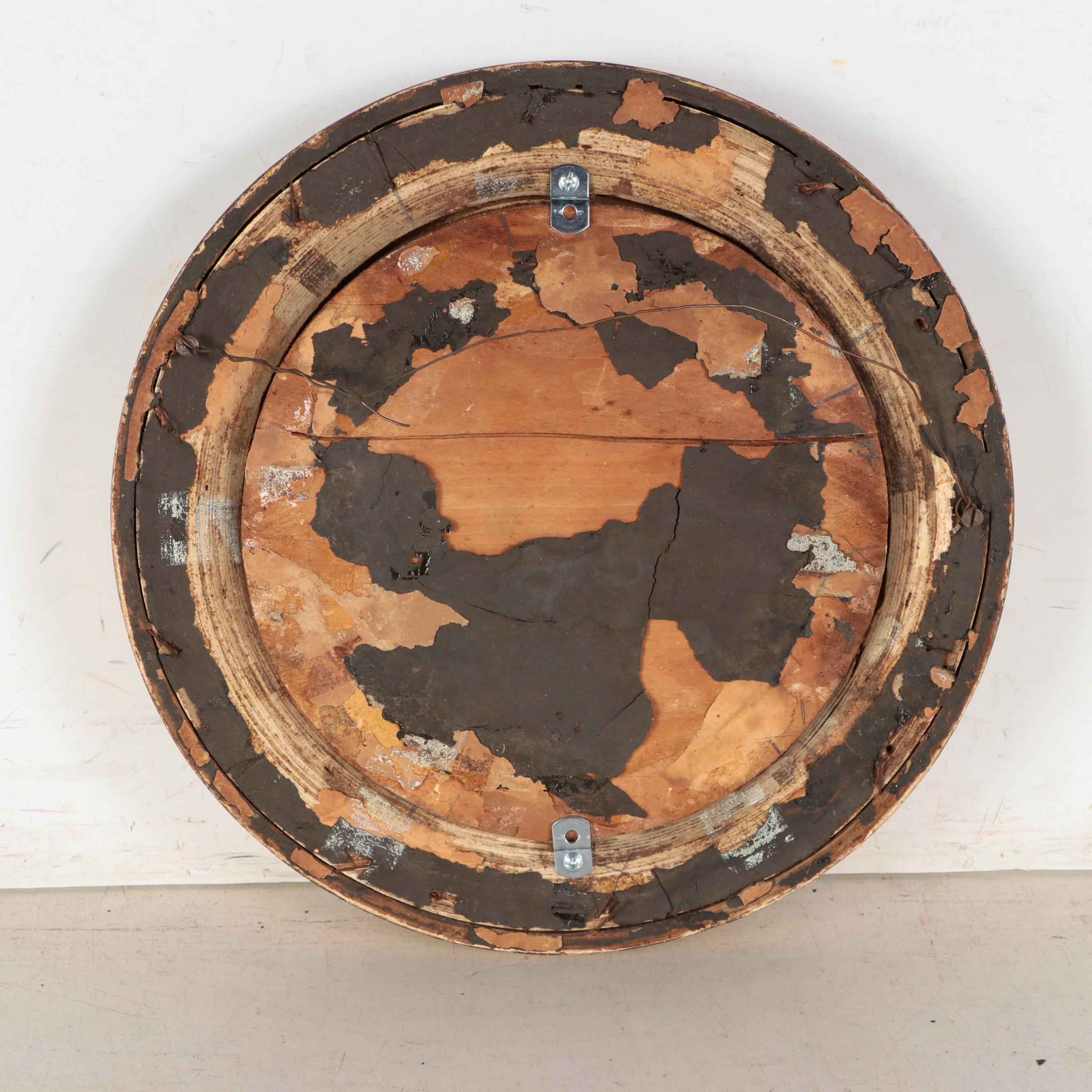 Italian School Gold Leaf and Oil Painting of Angels, Early 20th Century