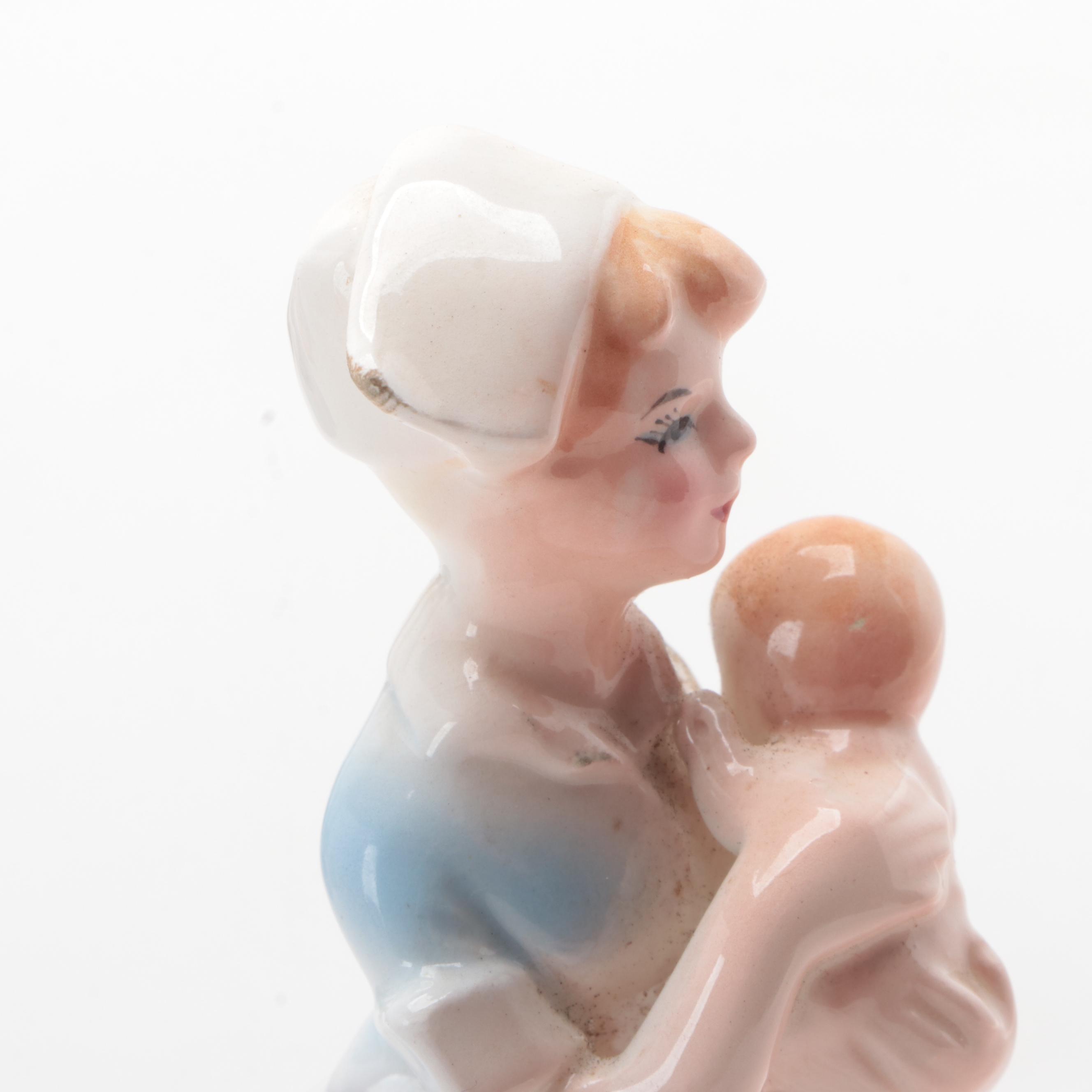 Royal Doulton "Captain Rupert" and Other Ceramic Figurines