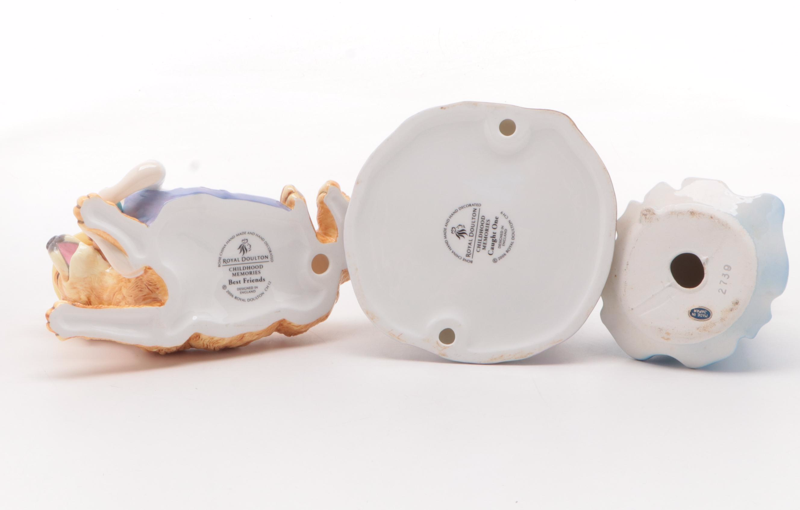 Royal Doulton "Captain Rupert" and Other Ceramic Figurines