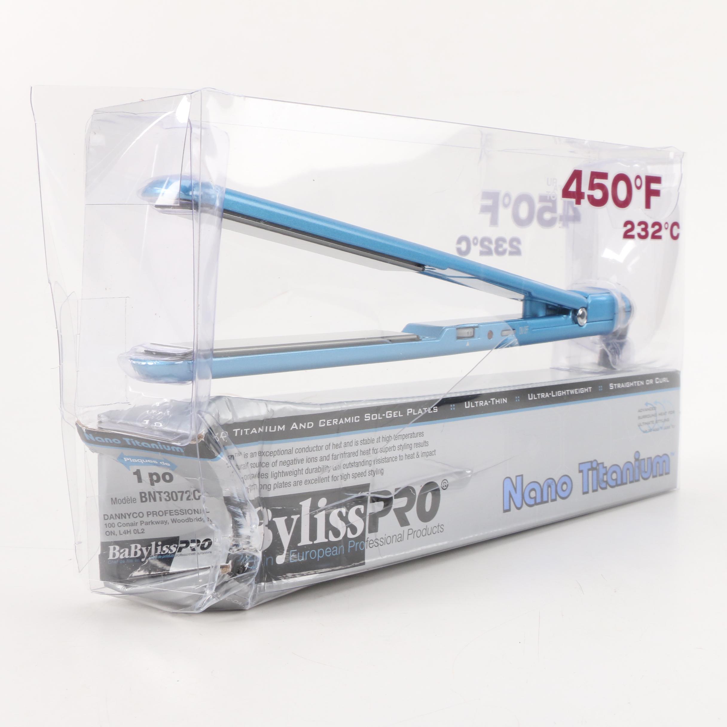 BaBylissPRO Nano Titanium Ultra-Thin Straightening Iron