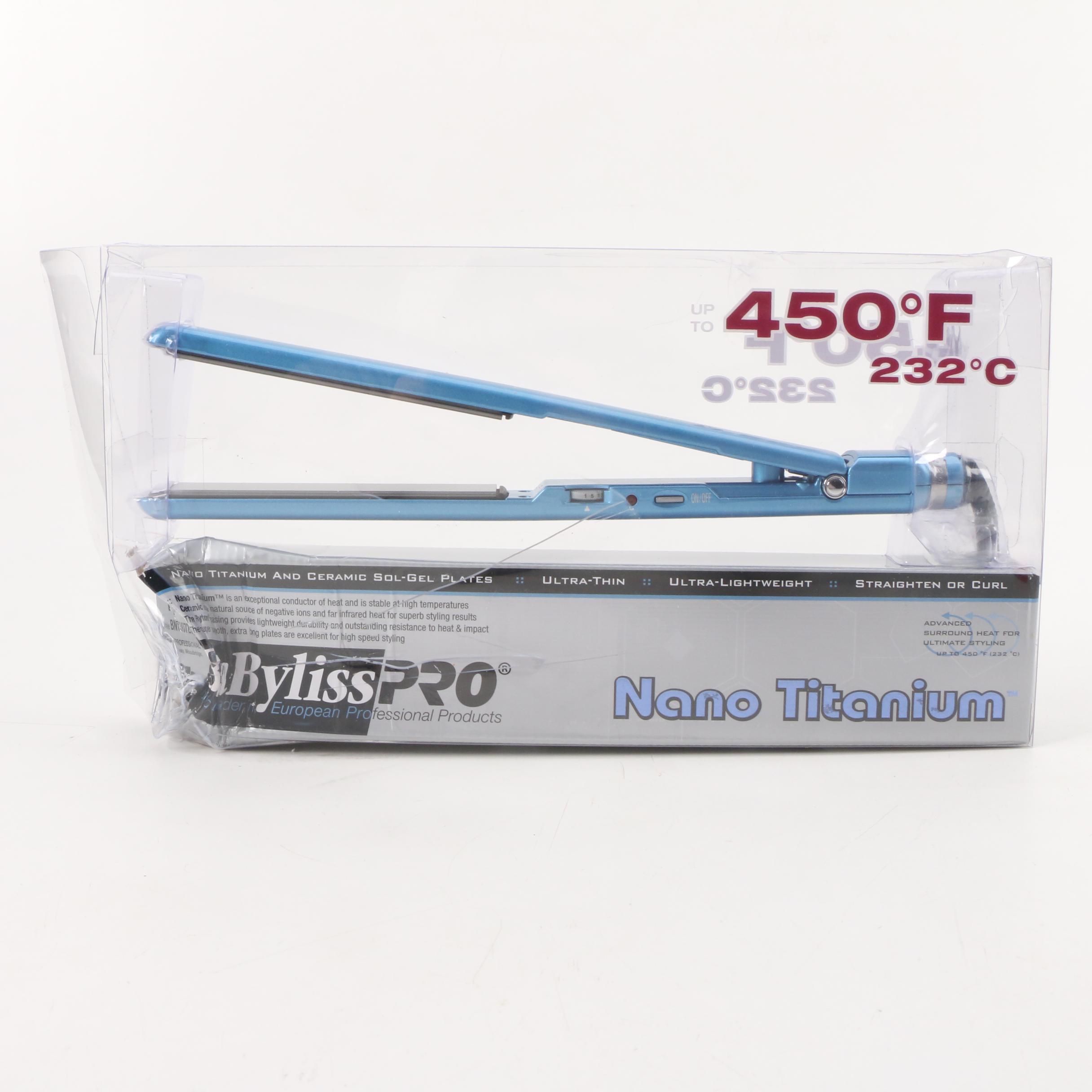 BaBylissPRO Nano Titanium Ultra-Thin Straightening Iron