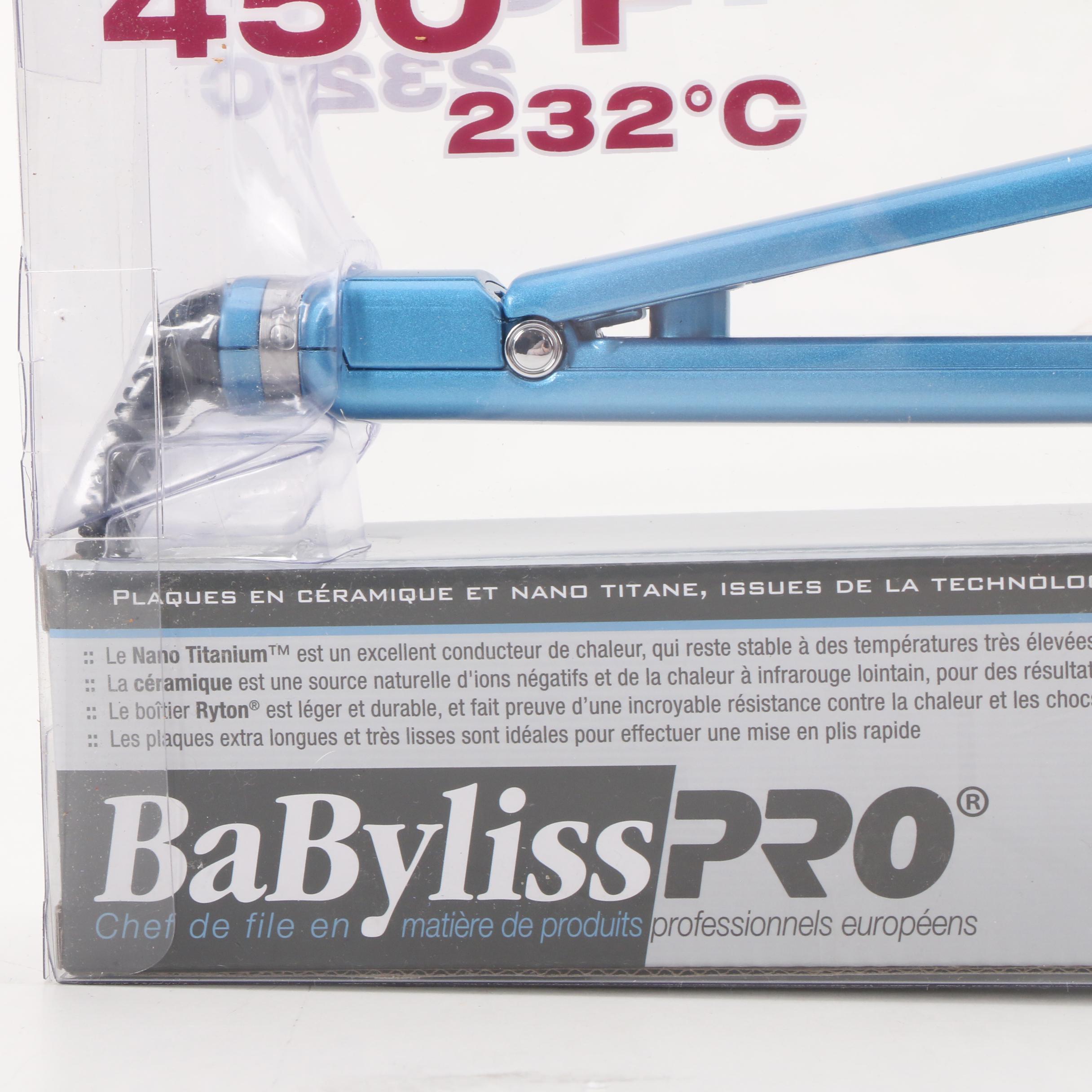 BaBylissPRO Nano Titanium Ultra-Thin Straightening Iron