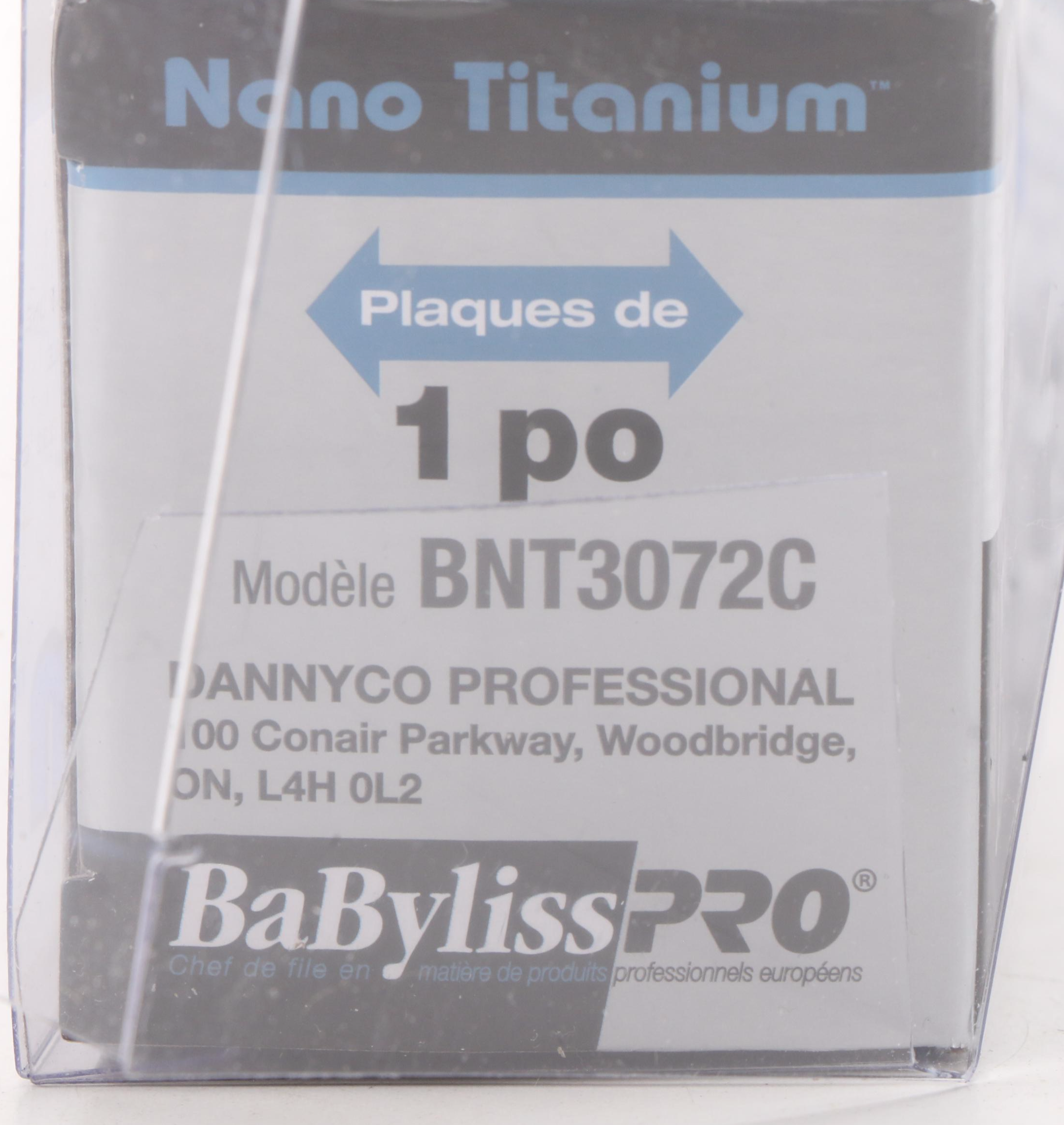 BabylissPRO Nano Titanium Ultra Thin Flat Iron