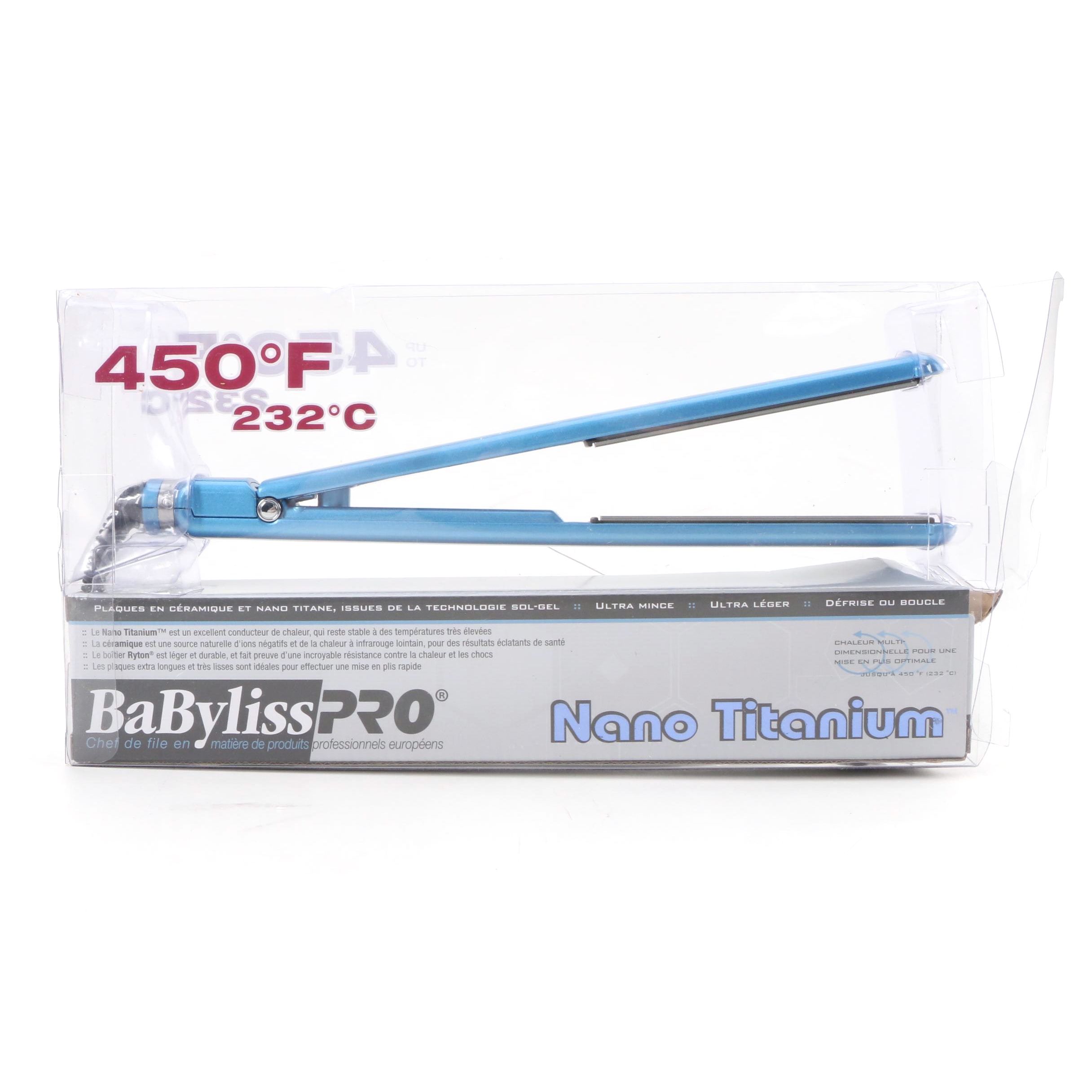 BaBylissPRO Nano Titanium Ultra-Thin Straightening Iron