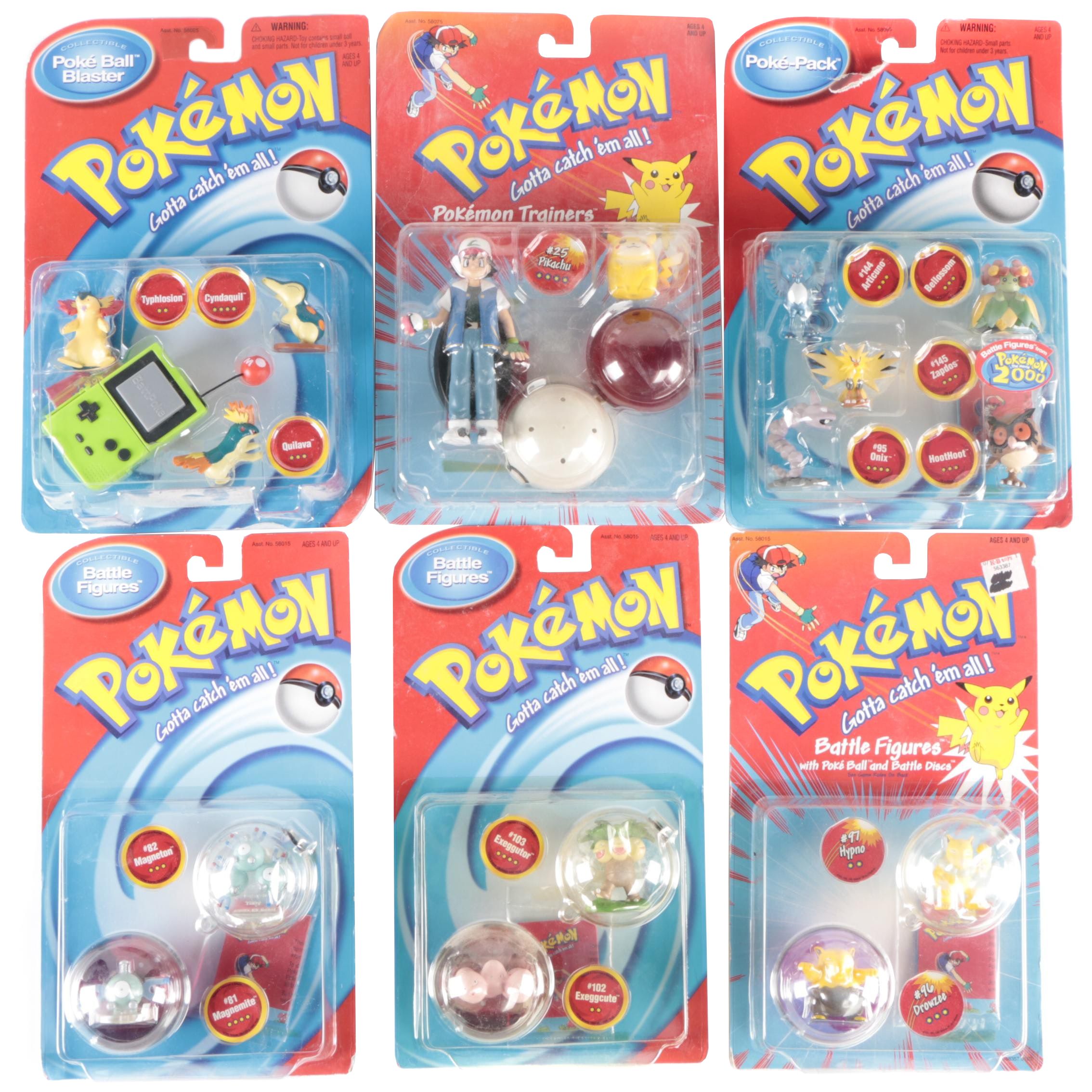Poké Ball Blaster with Other Pokémon Figurines, 1999–2000