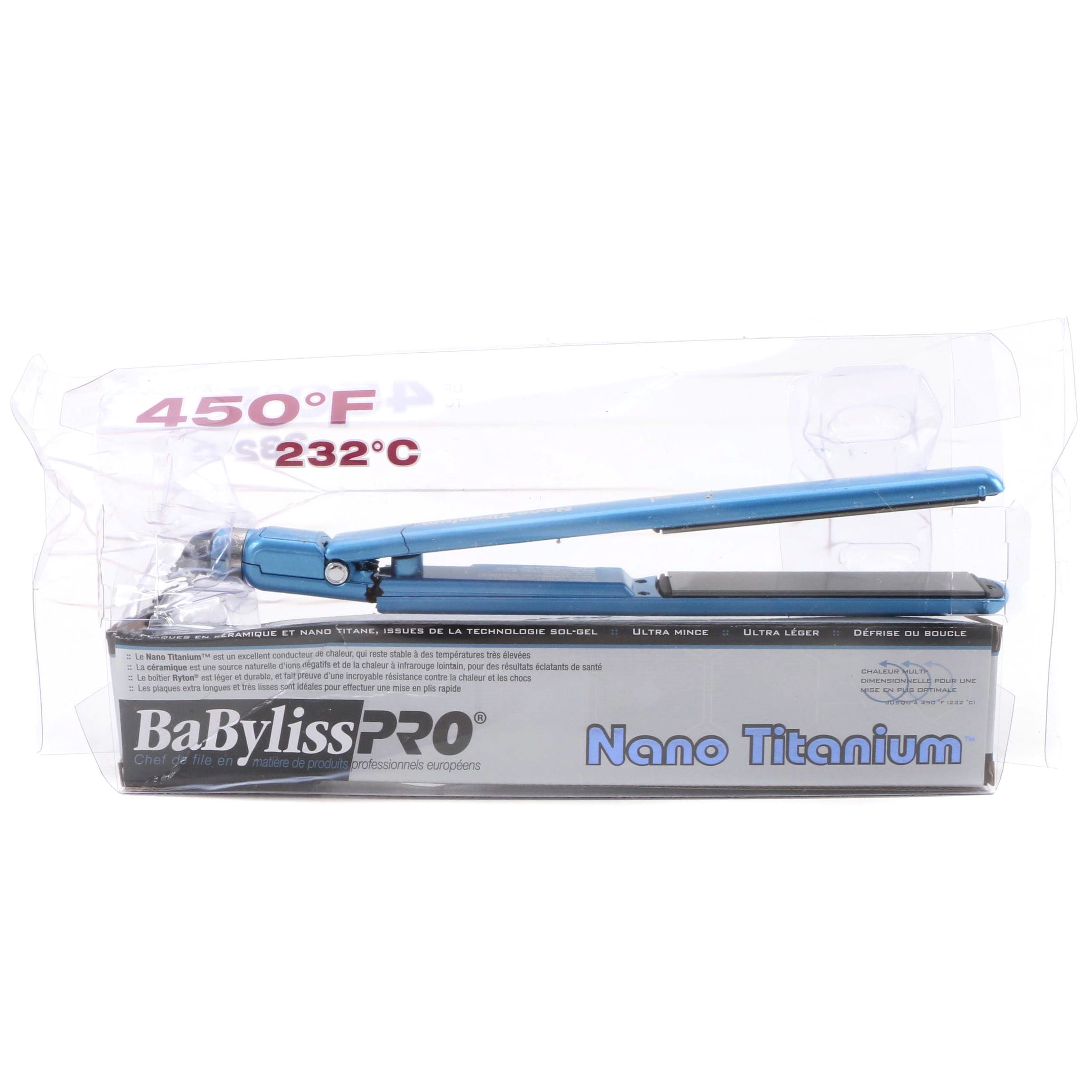 BabylissPRO Nano Titanium Ultra Thin Flat Iron