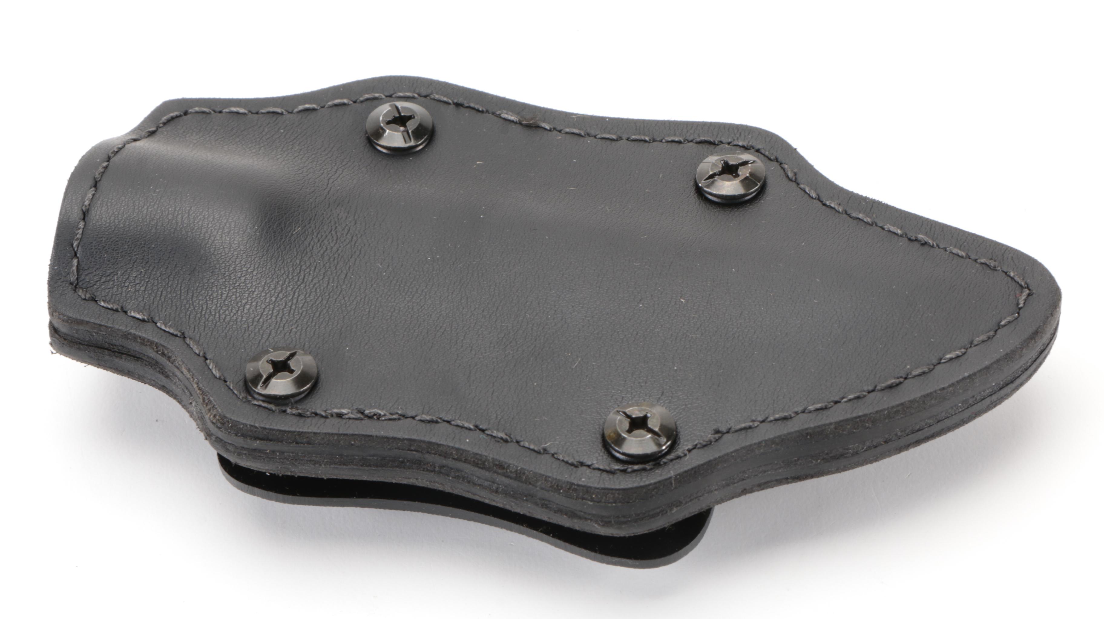 Winkler "Operator Black Micarta" Hunting Knife and Leather Sheath in Packaging